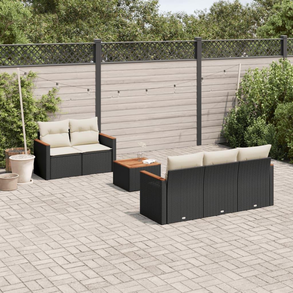 VidaXL Garten sofagarnitur poly-rattan