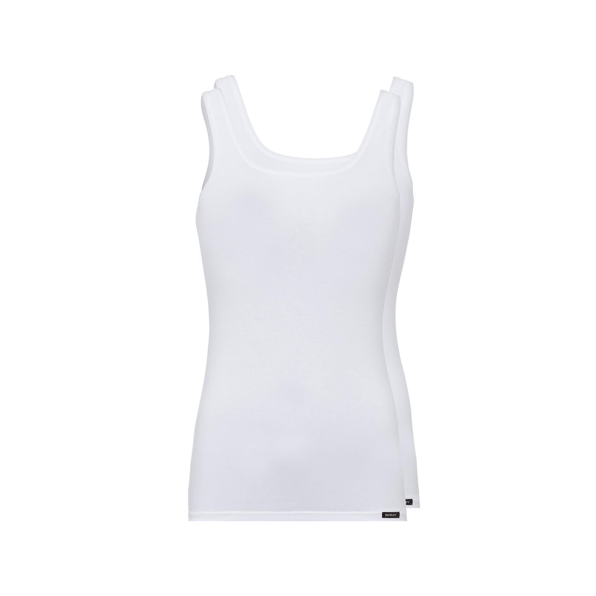 Skiny Cotton Advantage\n Duopack, Unterhemden, ohne Arm