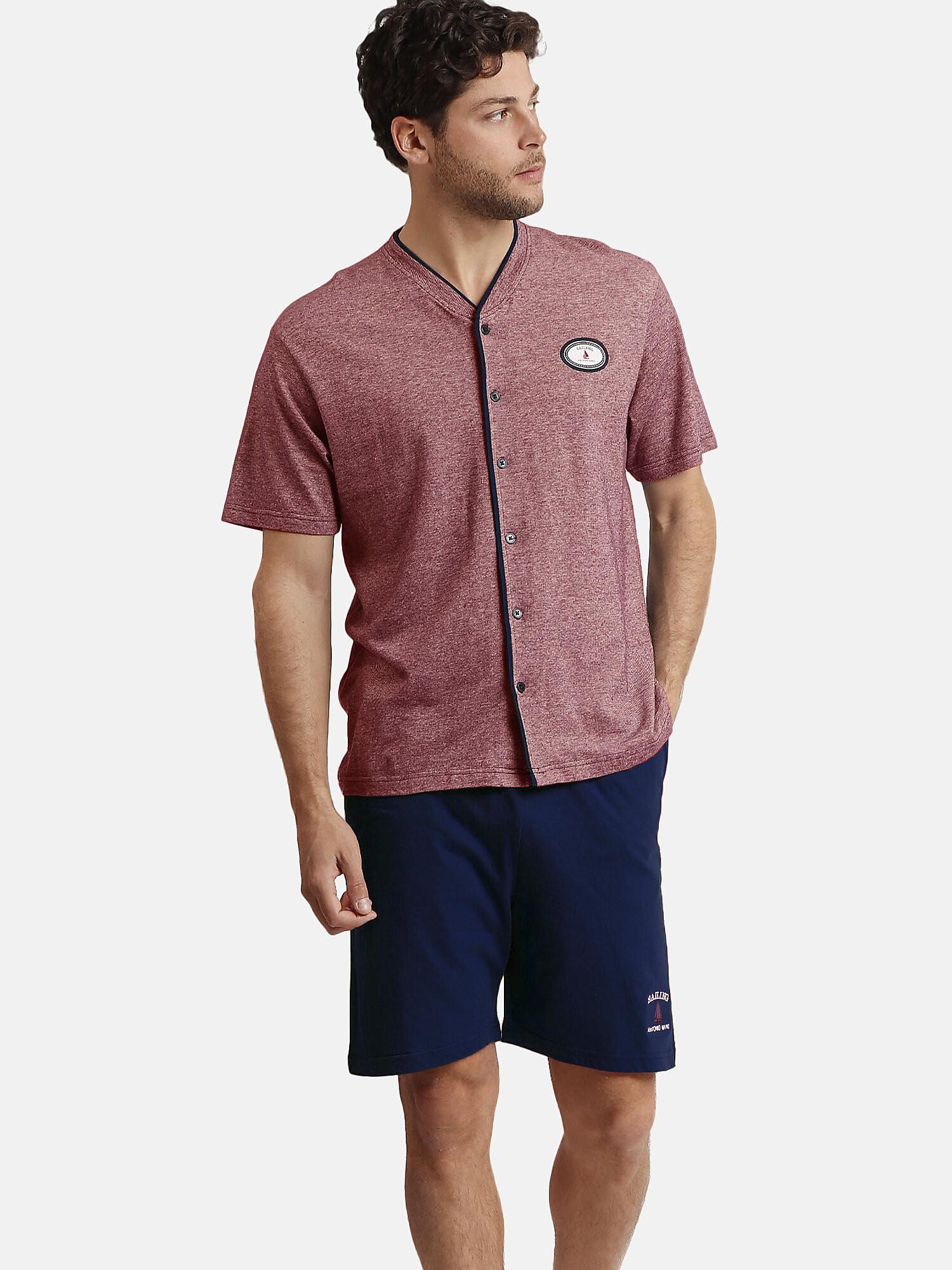 Admas Pyjama Shorts Shirt Sailing Antonio Miro