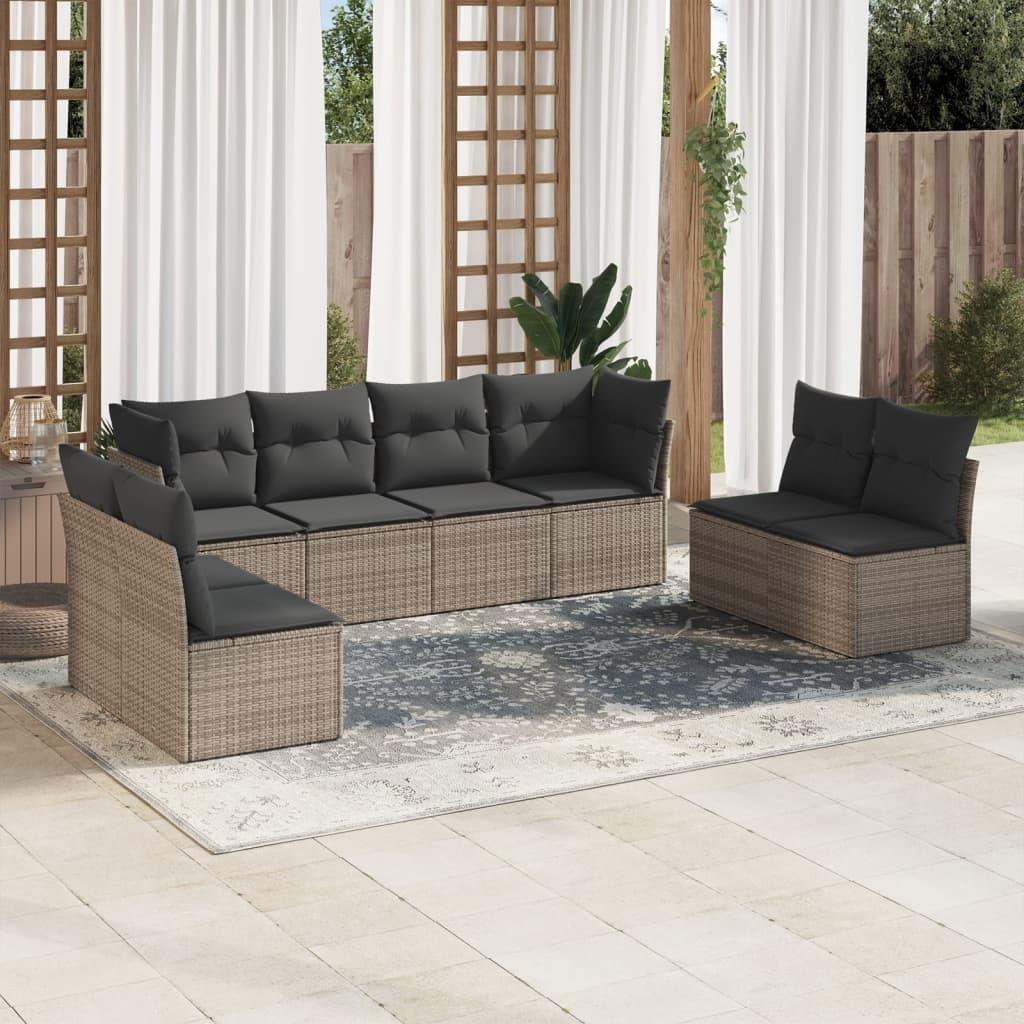 VidaXL Garten sofagarnitur poly-rattan