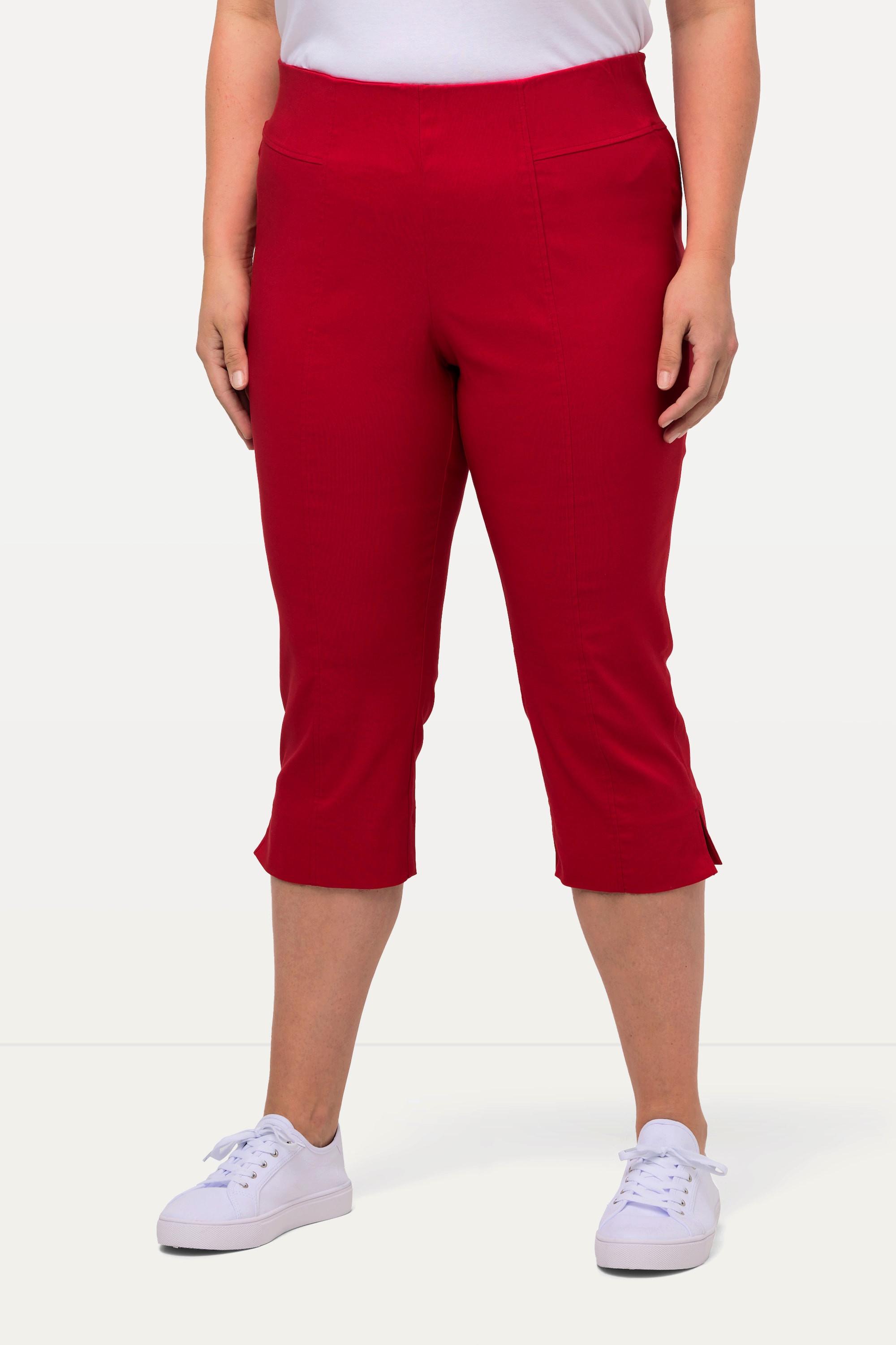 Ulla Popken Bengalin Capri hochelastisch knitterarm Gummibund
