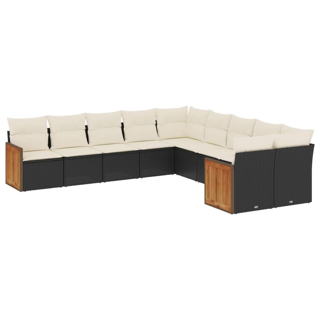 VidaXL Garten sofagarnitur poly-rattan