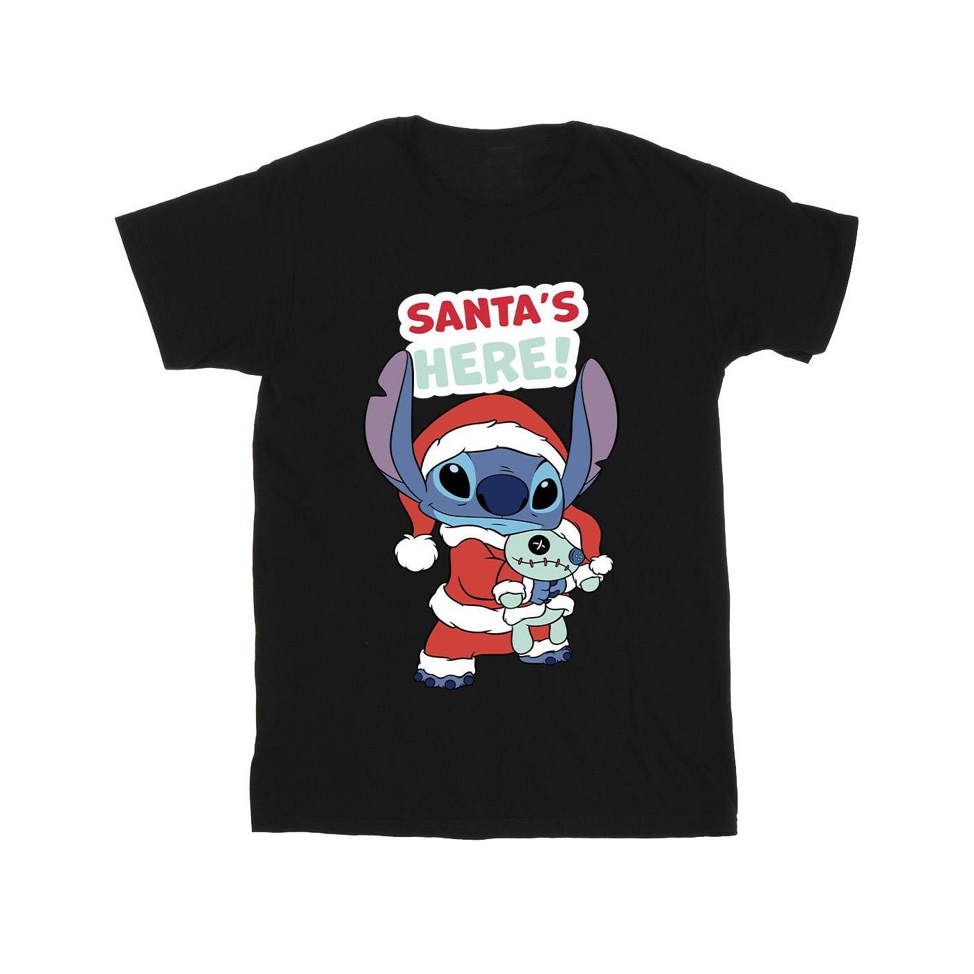 Disney Santa's Here Grafik Print T-Shirt