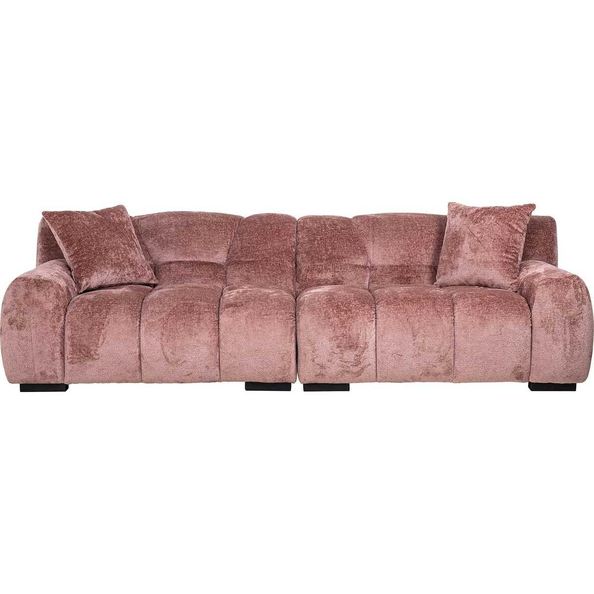 mutoni Sofa Charelle chenille rosa 250