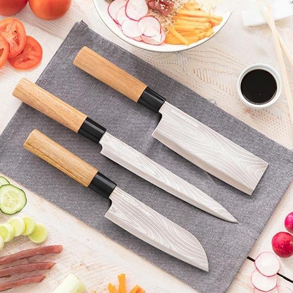 InnovaGoods 3x Messer mit Etui