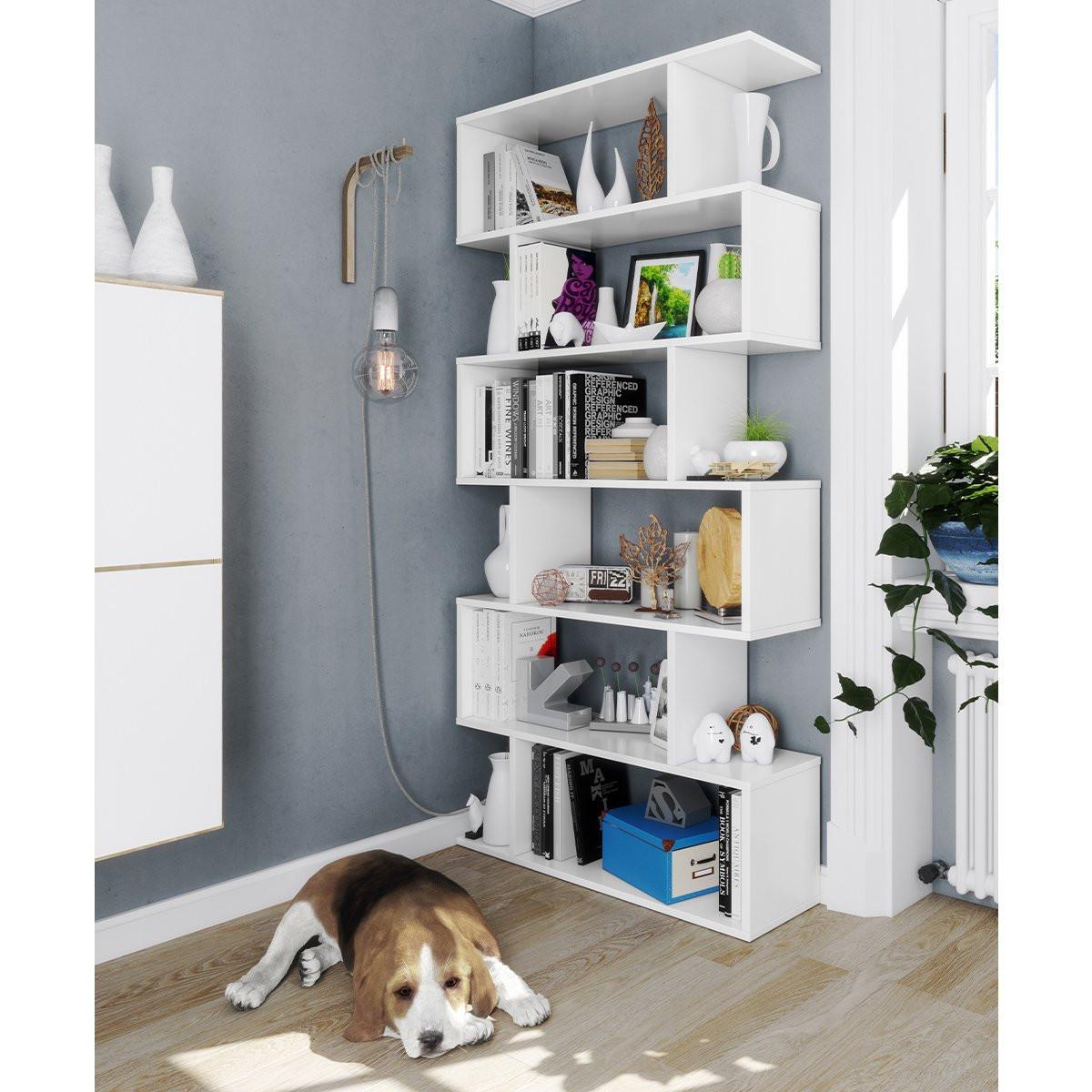 Calicosy Bücherregal mit 6 Ebenen H192 cm - Athena