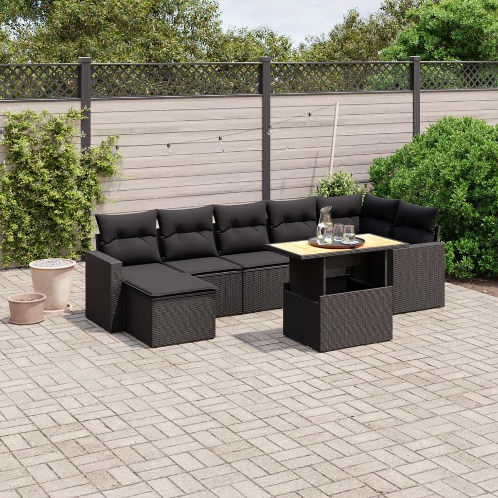 VidaXL Garten sofagarnitur poly-rattan