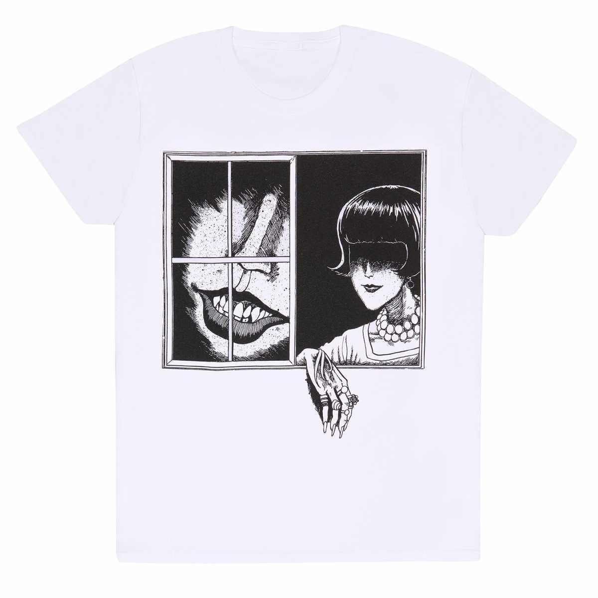 Junji-Ito Bedrucktes Kurzarm T-Shirt