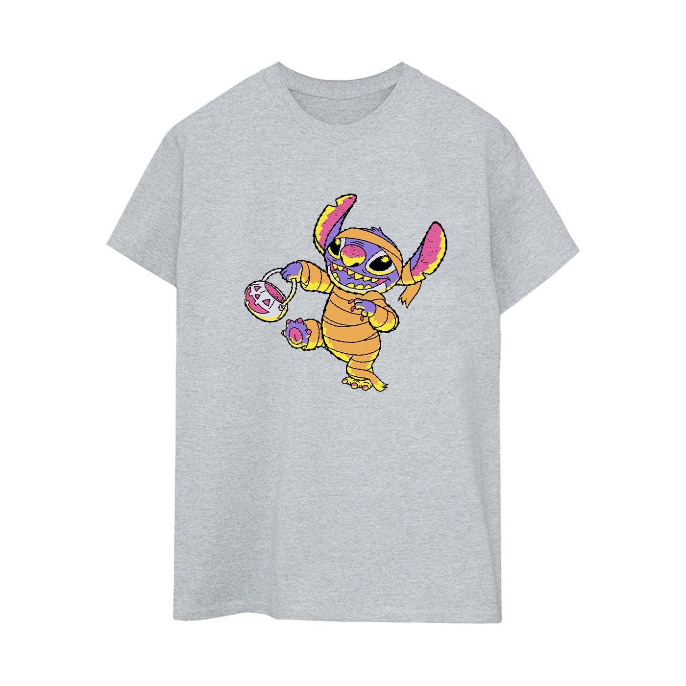 Lilo & Stitch Trick Or Treat Pumpkinhead Bedrucktes T-Shirt