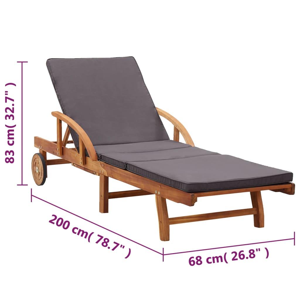 VidaXL Gartenliege