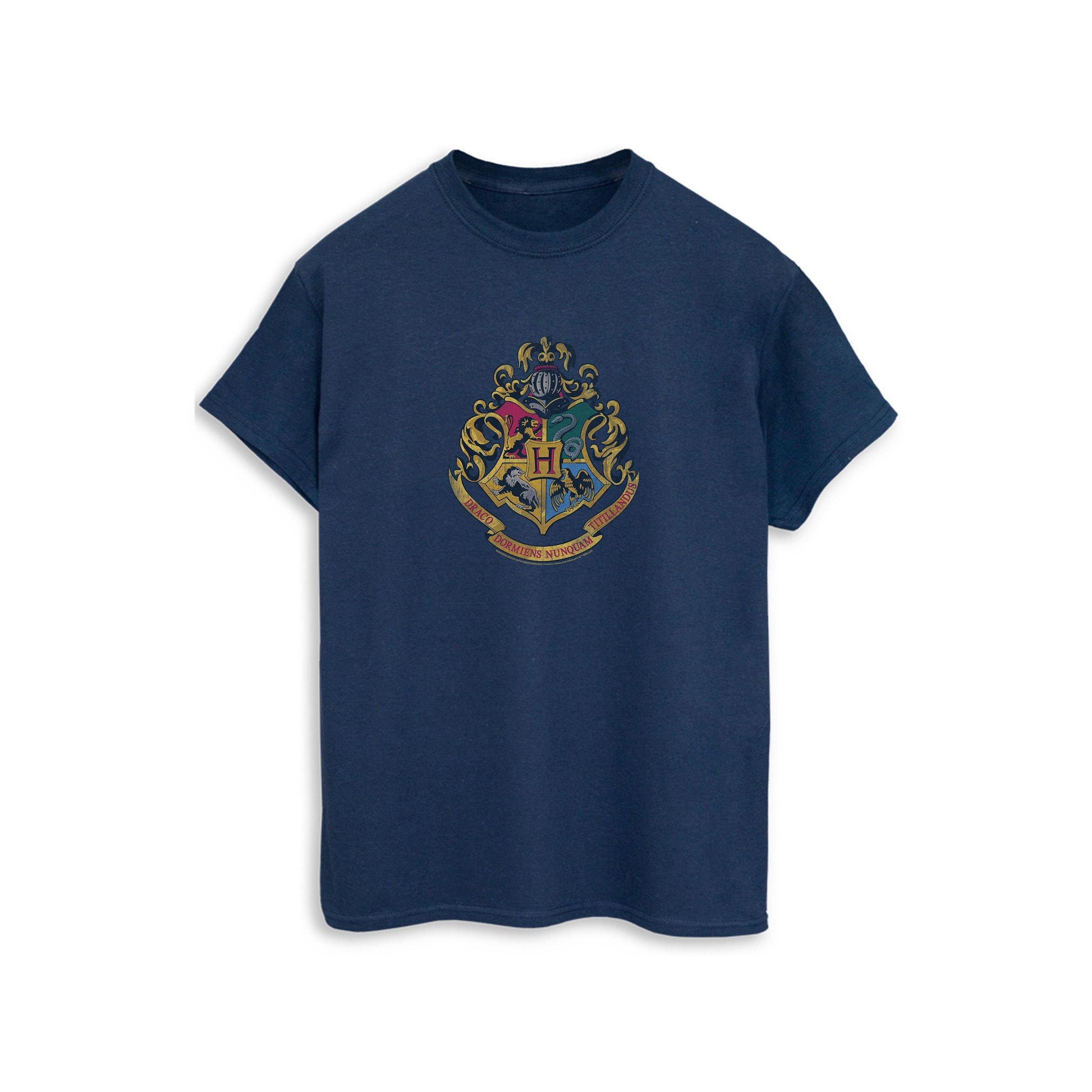Harry Potter Hogwarts Wappen Regular Fit Kurzarm T-Shirt