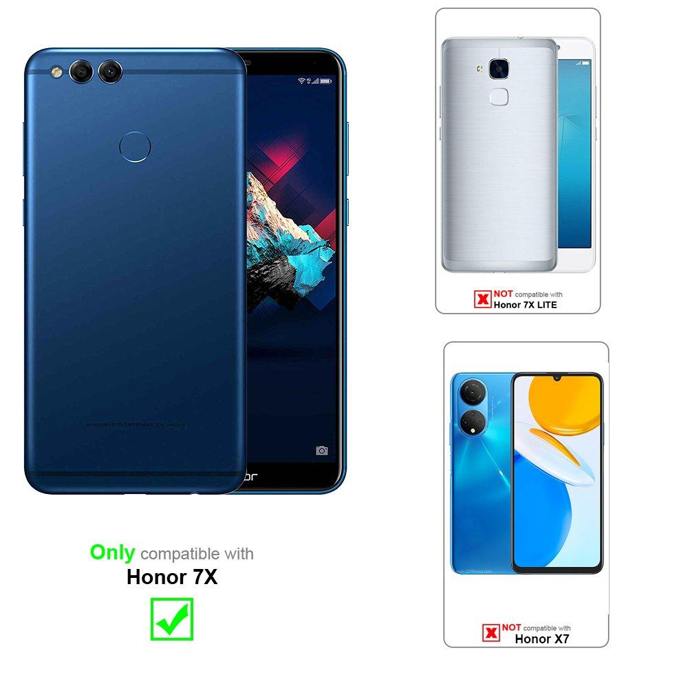 Cadorabo Vollbild Display-Schutzglas für Honor 7X - Schutzfolie