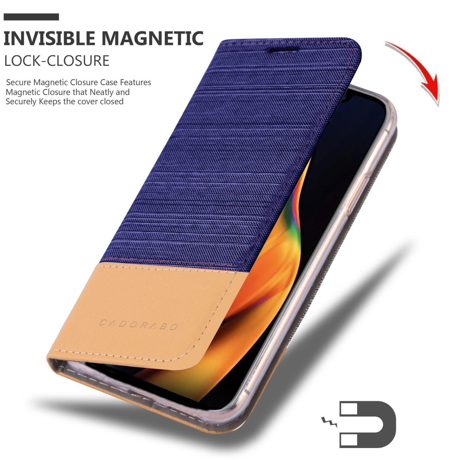 Cadorabo Cadorabo Hülle kompatibel mit Apple iPhone 13 MINI - Schutzhülle mit Magnetverschluss, Standfunktion und Kartenfach
