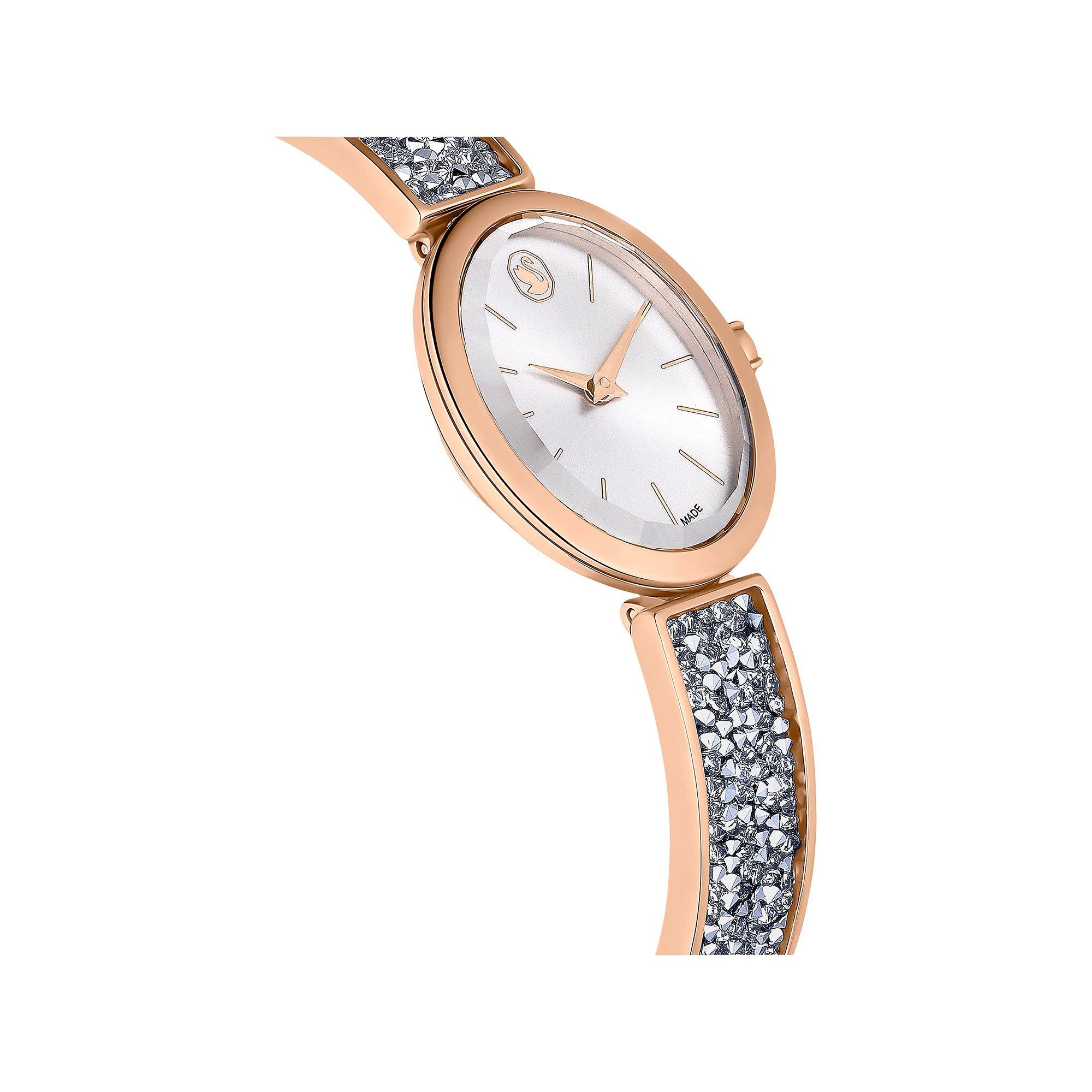 SWAROVSKI Crystal Rock Oval Analoguhr