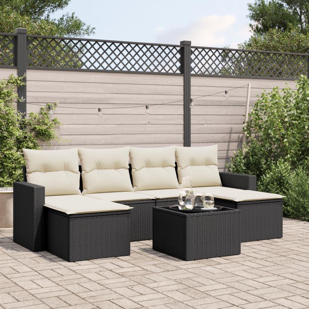 VidaXL Garten sofagarnitur poly-rattan