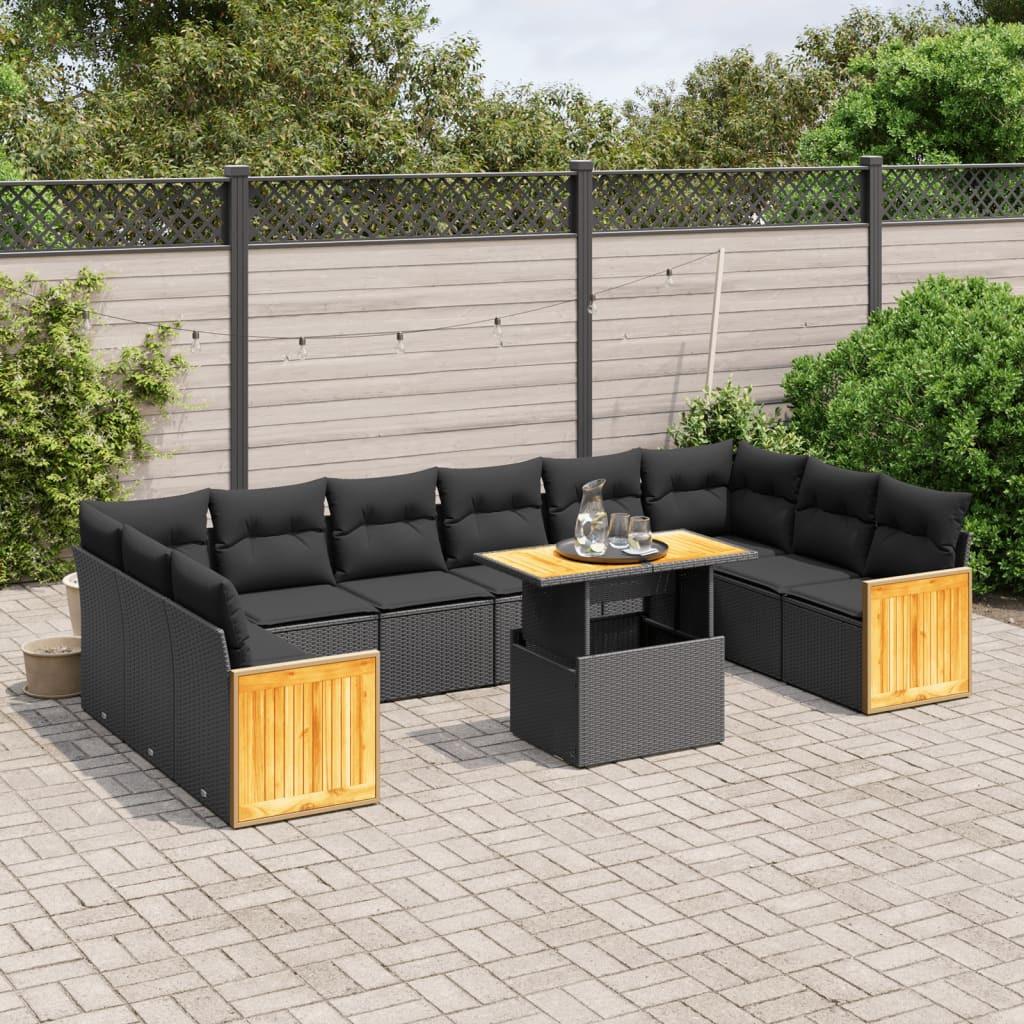 VidaXL Garten sofagarnitur poly-rattan