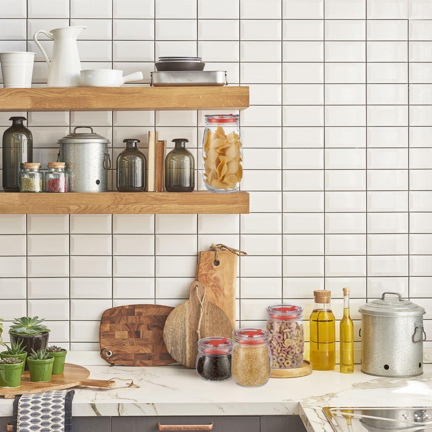 B2X Vorratsgläser mit Deckel im 4er-Set