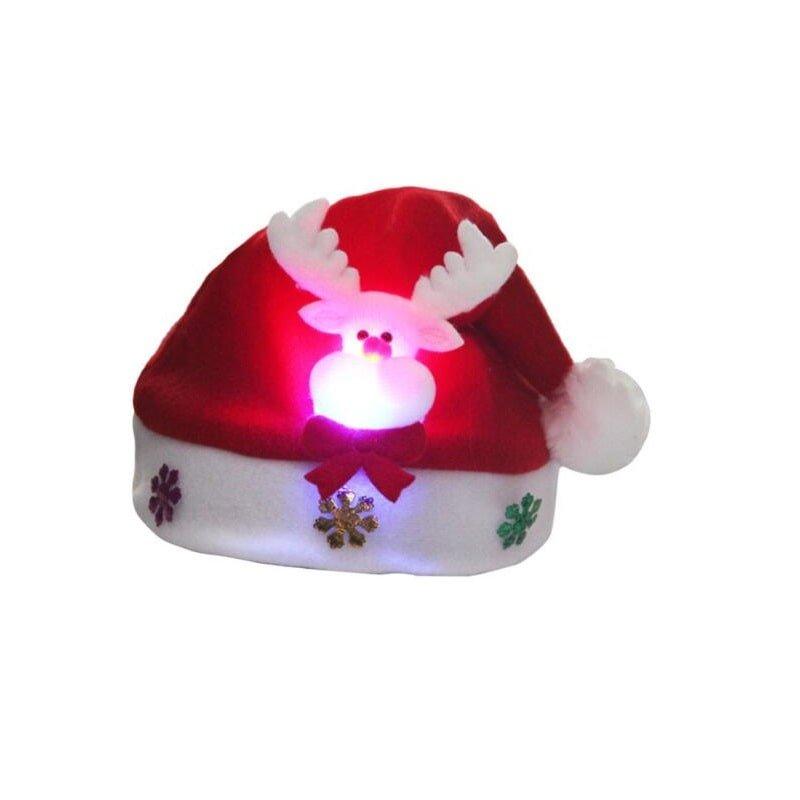 eStore Weihnachtsmütze mit blinkendem Motiv - Rudolph the Red-nosed Reindeer