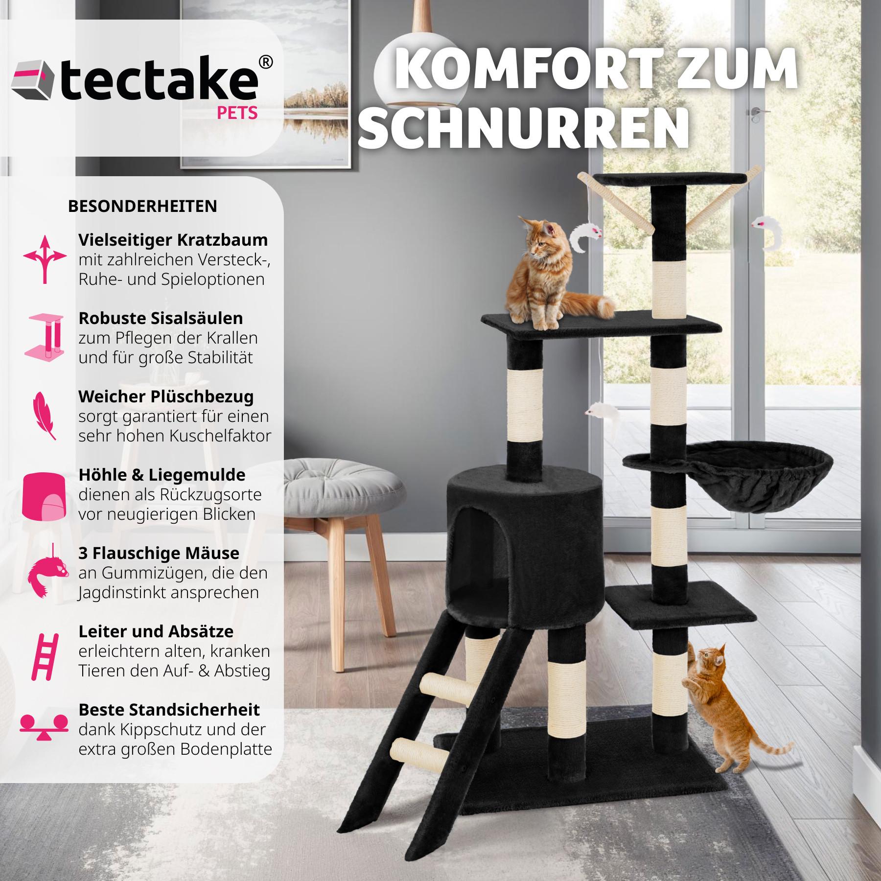 Tectake Kratzbaum Dominik 144cm