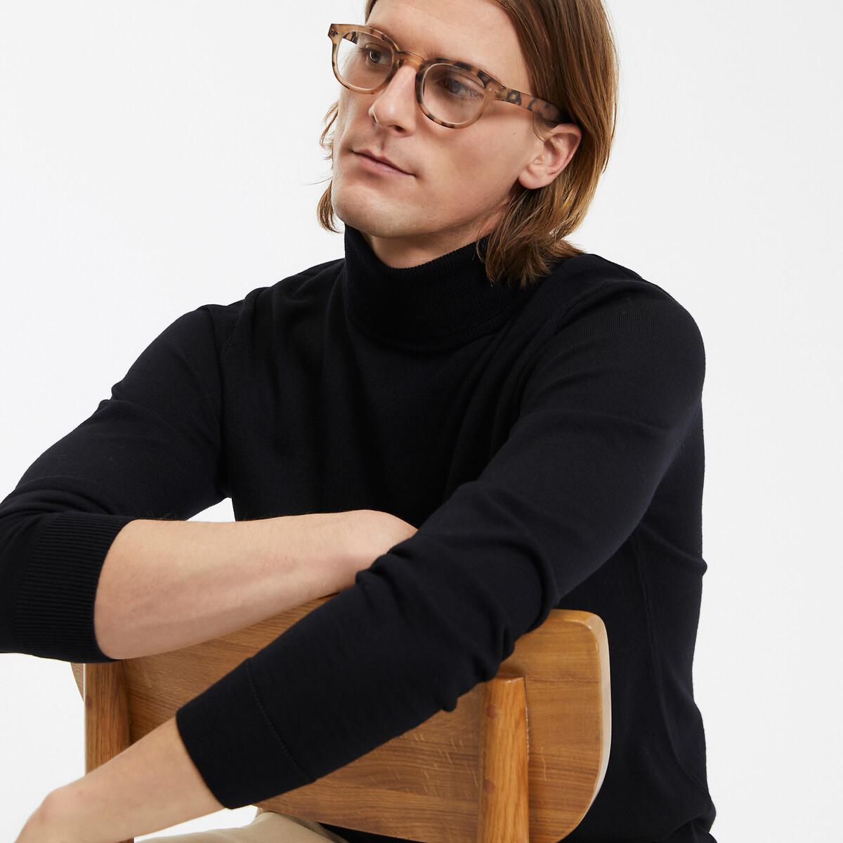La Redoute Collections Rollkragenpullover aus 100% Merinowolle