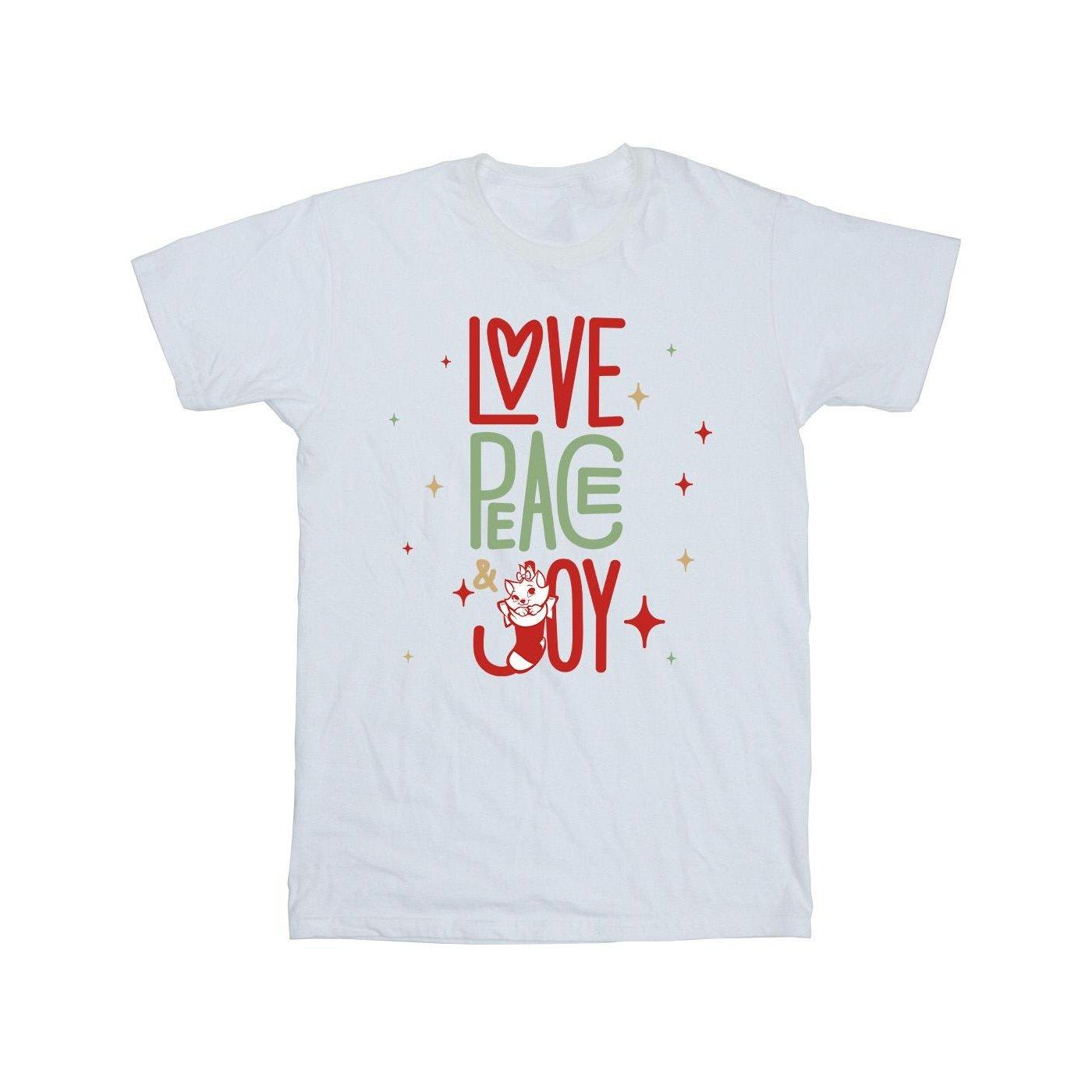 Disney The Aristocats Love Peace Joy T-Shirt