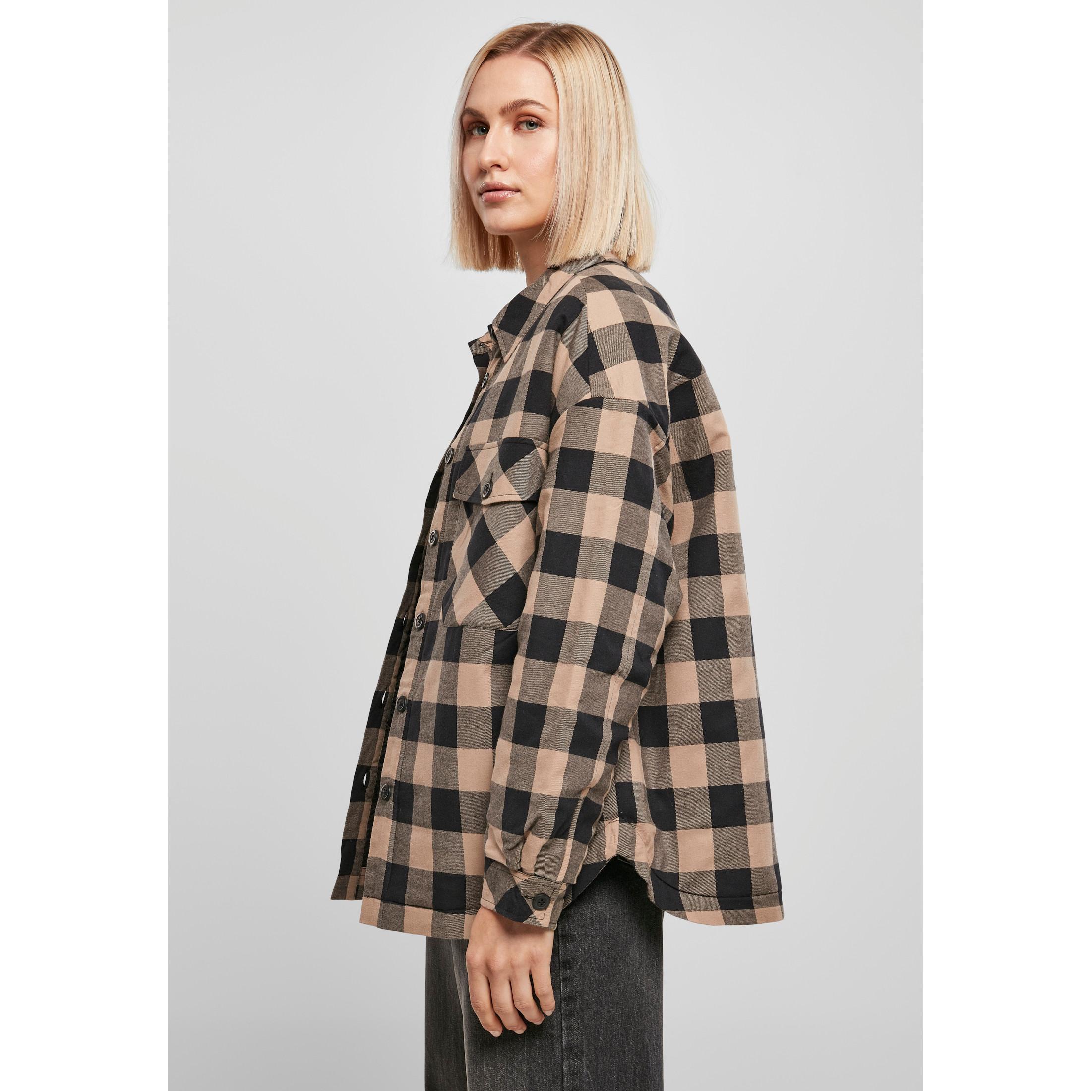URBAN CLASSICS Flanellhemd Frau Padded
