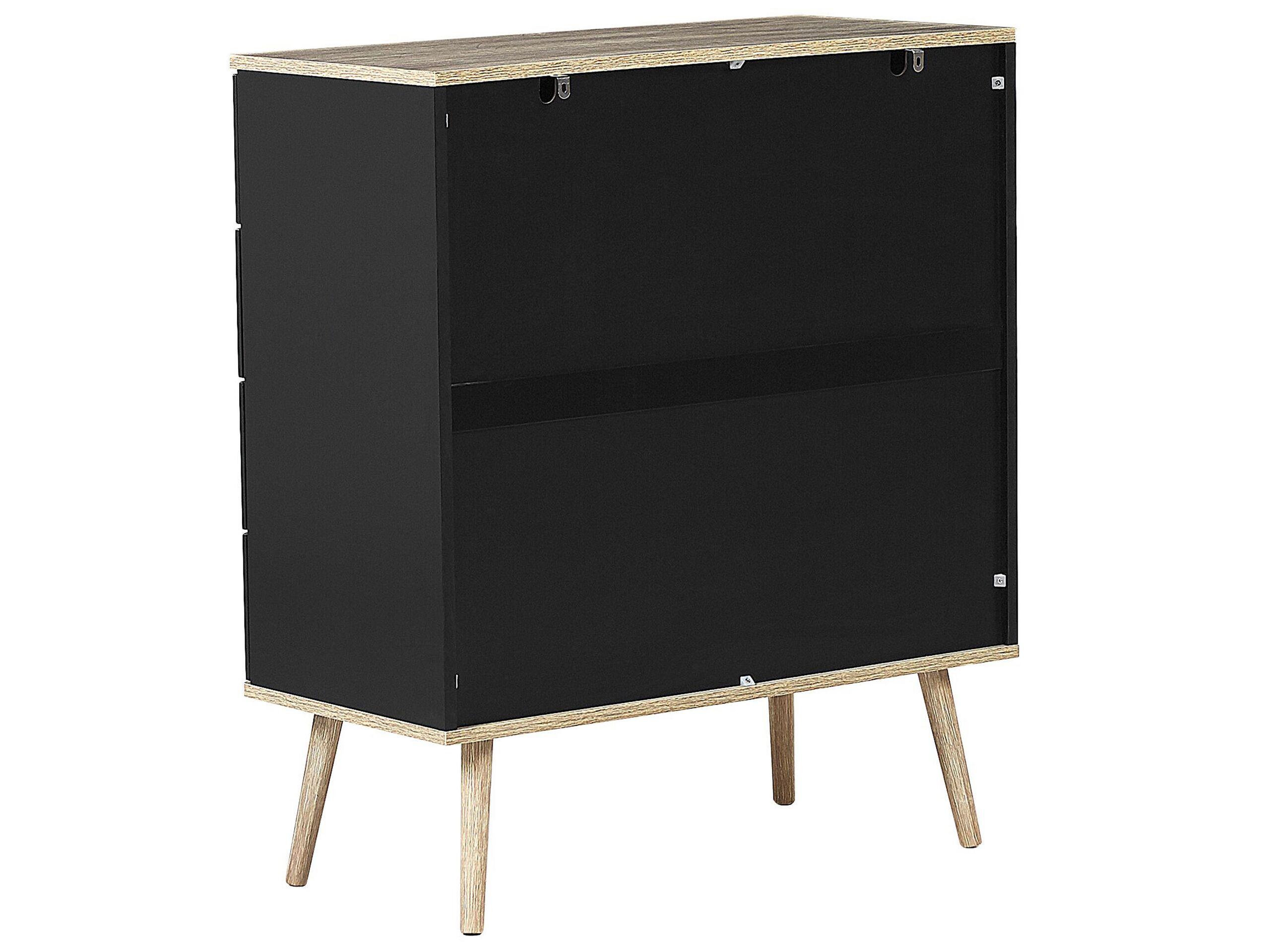 Beliani Kommode mit 4 Schubladen aus MDF-Platte Modern WALPI