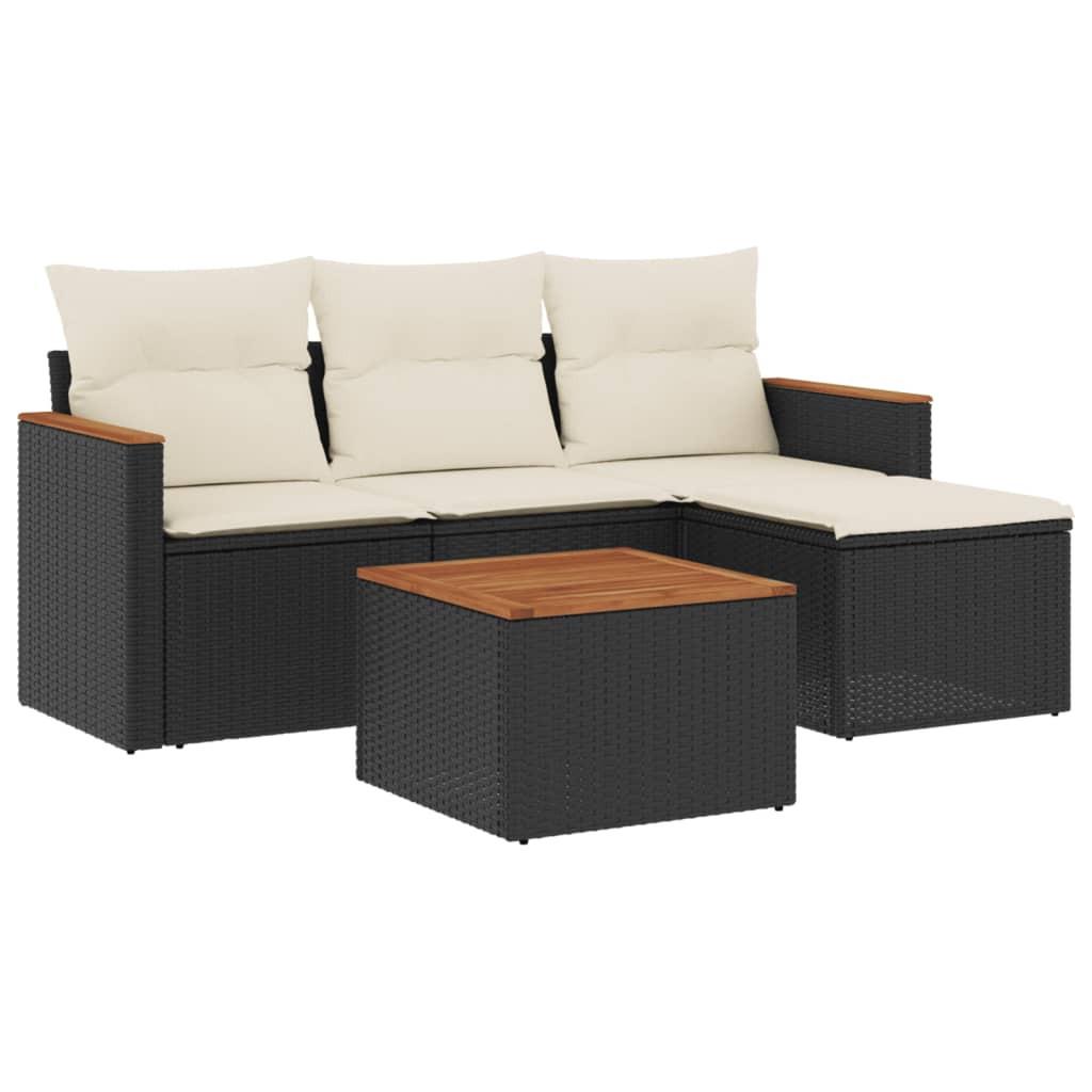 VidaXL Garten sofagarnitur poly-rattan