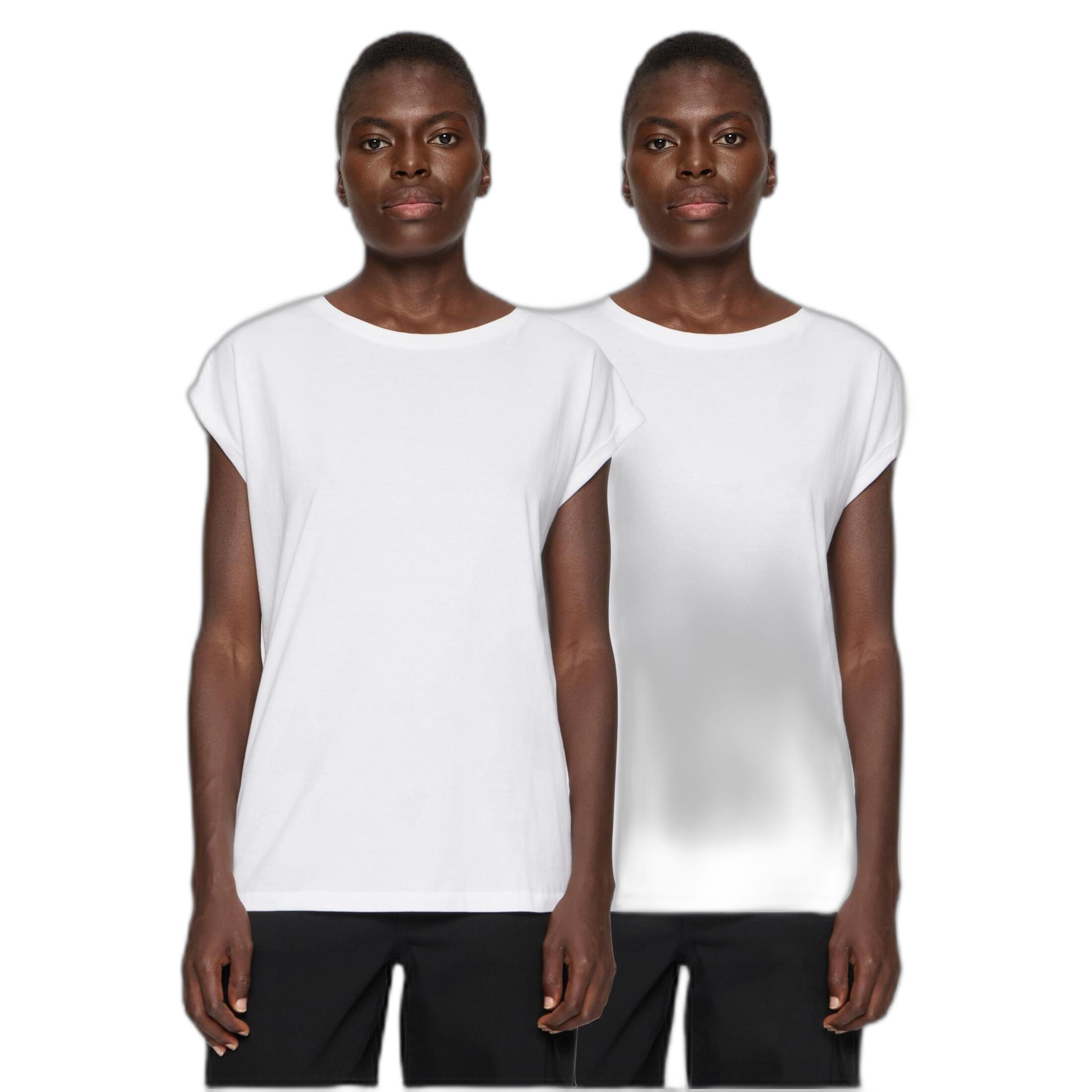 URBAN CLASSICS Damen T-Shirt 2er-Pack