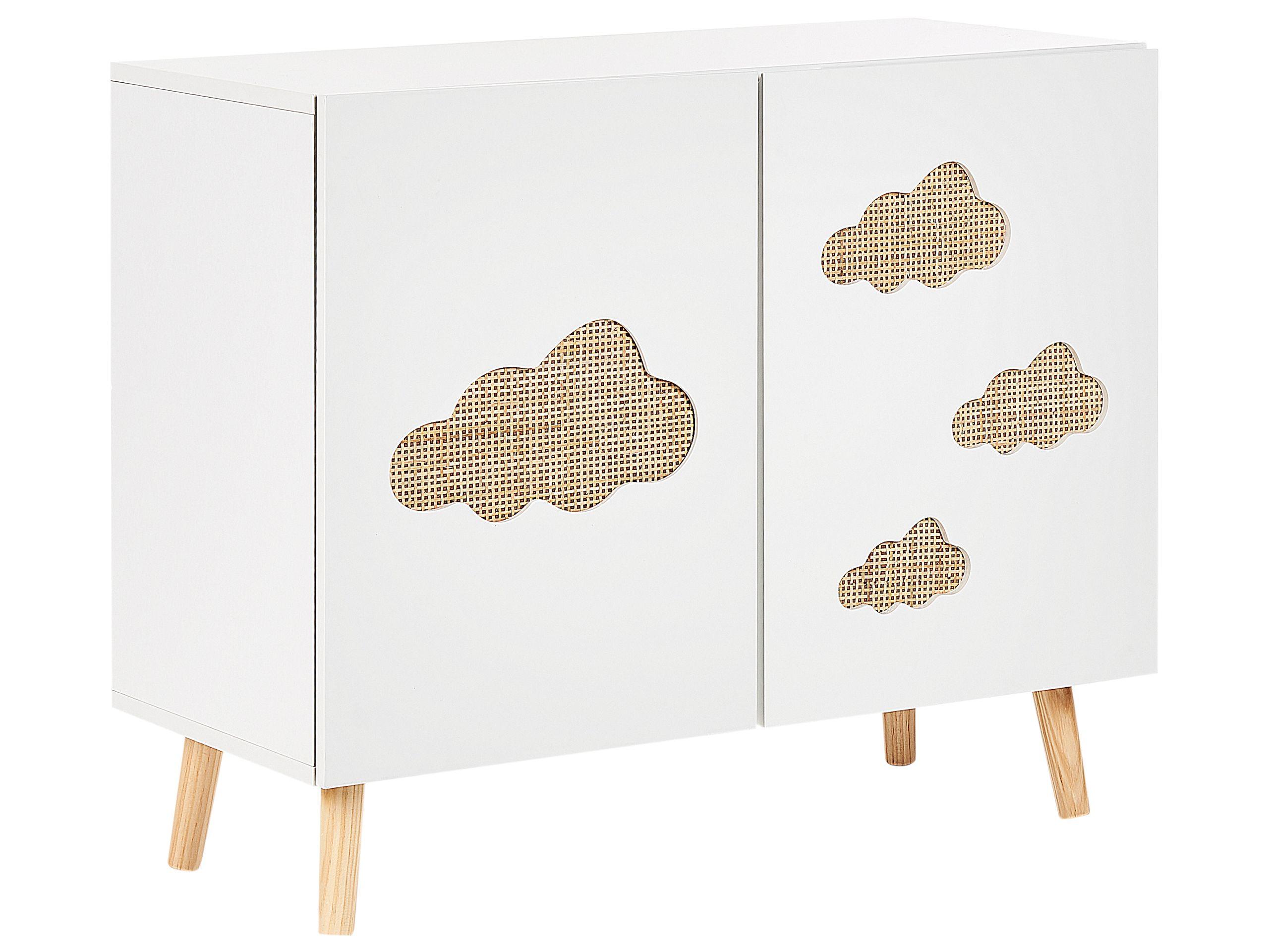 Beliani Schrank aus MDF-Platte Modern CLOUDY