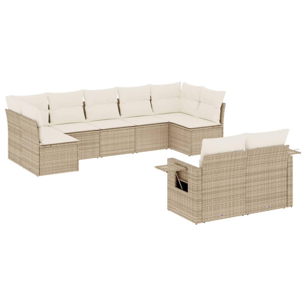 VidaXL Garten sofagarnitur poly-rattan
