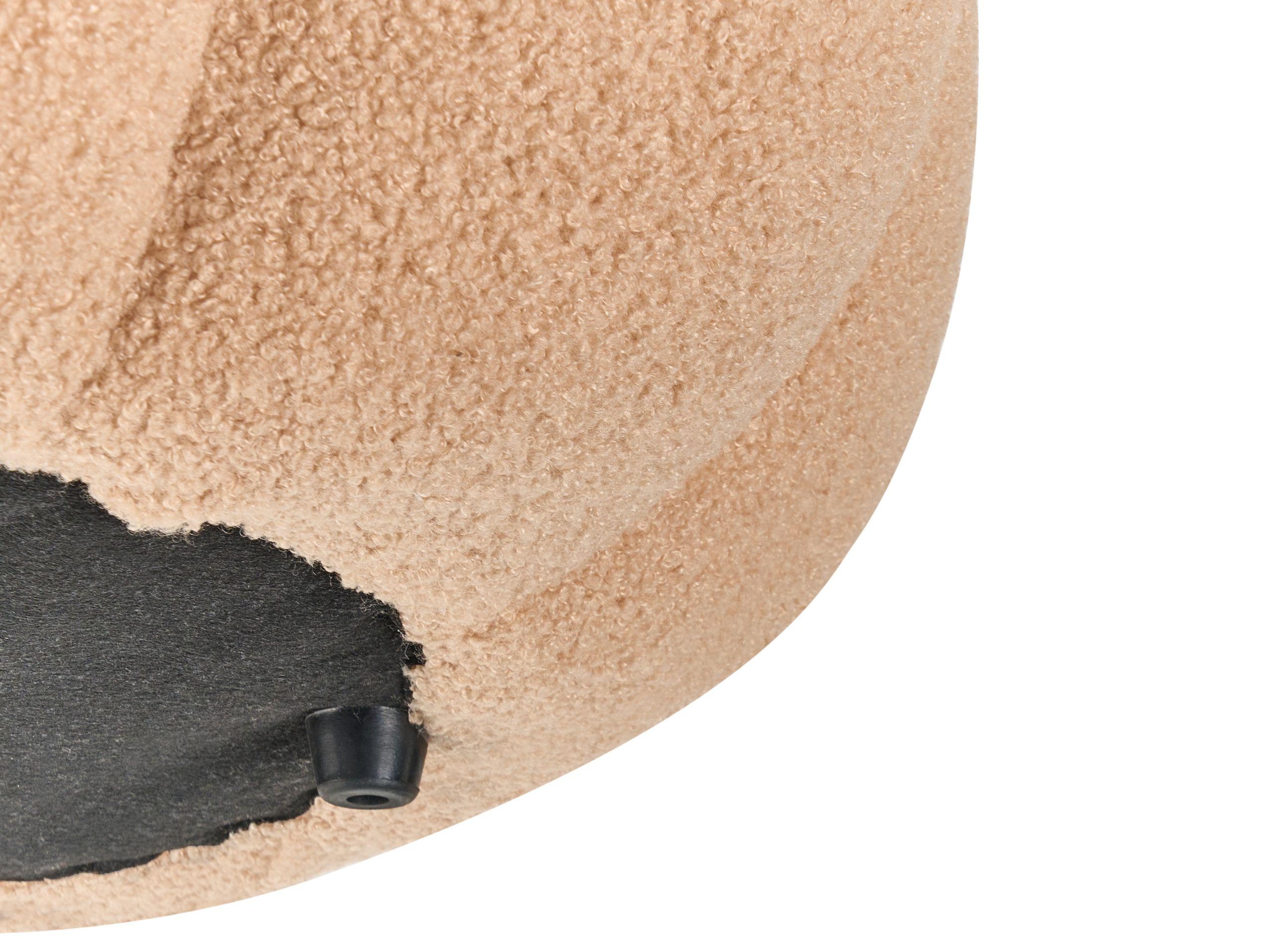 Beliani Pouf aus Bouclé Modern BEAUFORT