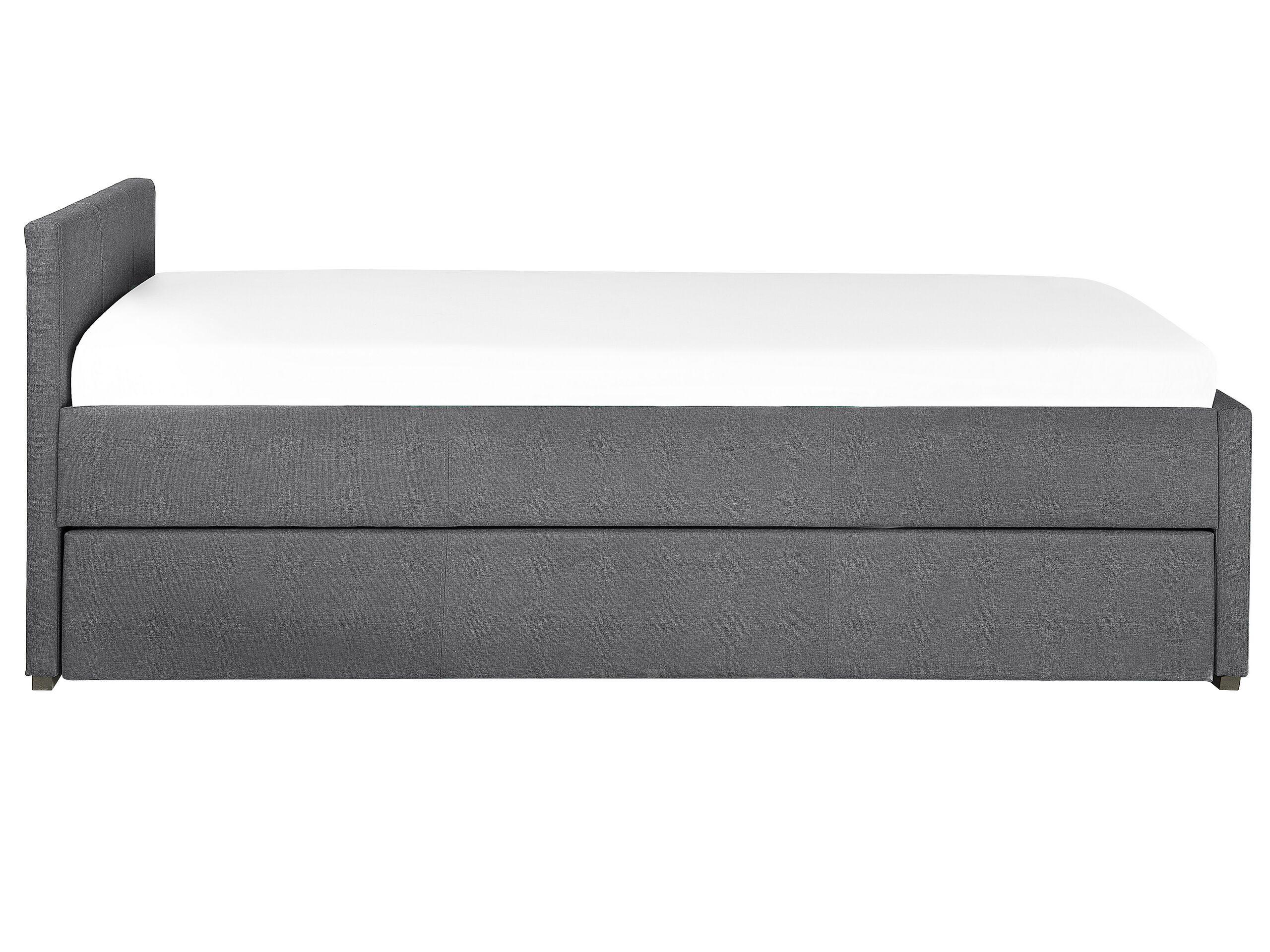 Beliani Ausziehbett aus Polyester Retro MARMANDE