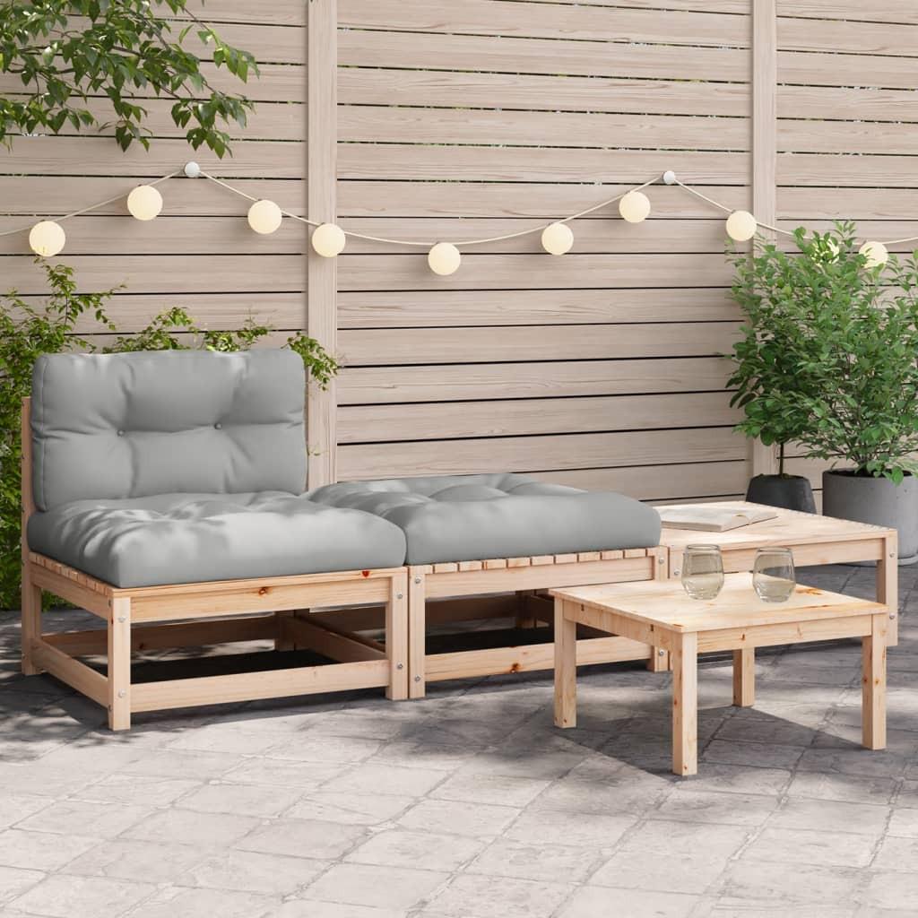 VidaXL Gartensofa holz