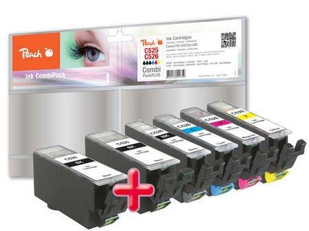 Peach Tinte für Canon CLI-526PGI-525 Value Pack BKMYC