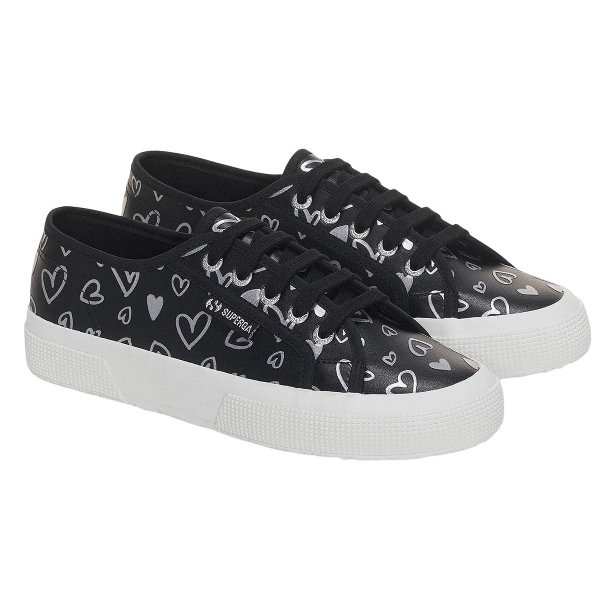 SUPERGA Sneaker 2750, Herzen, Veganes Leder