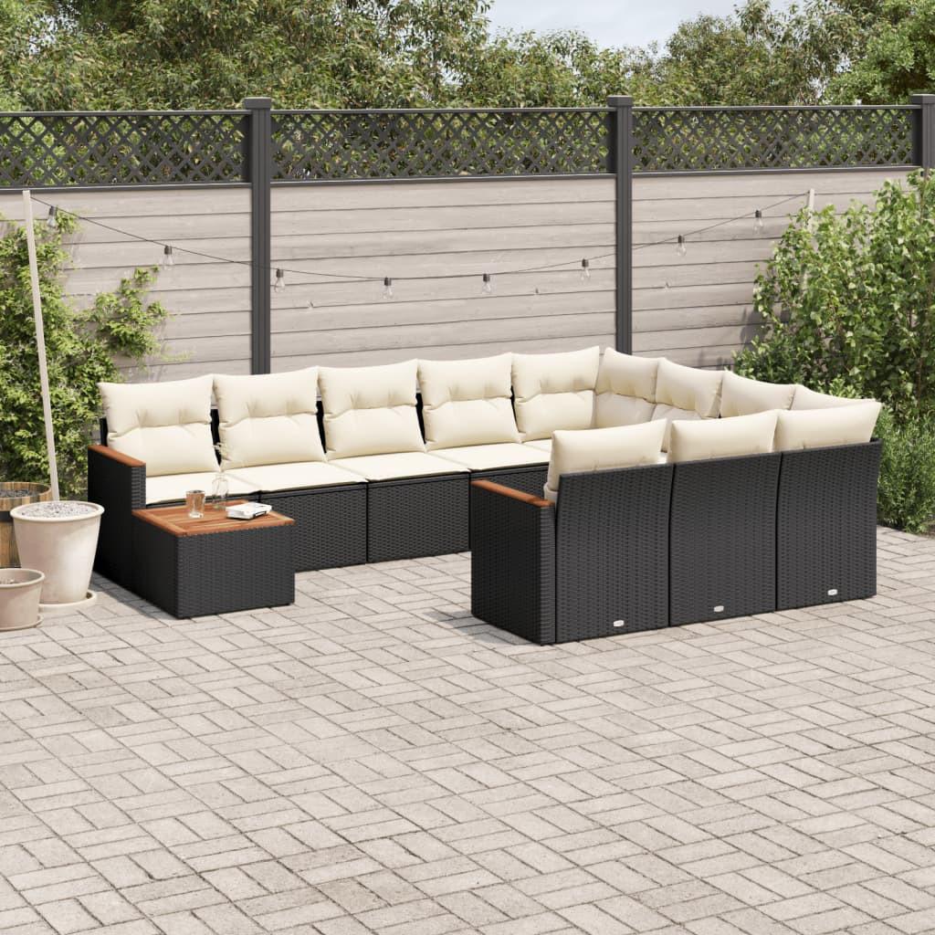 VidaXL Garten sofagarnitur poly-rattan