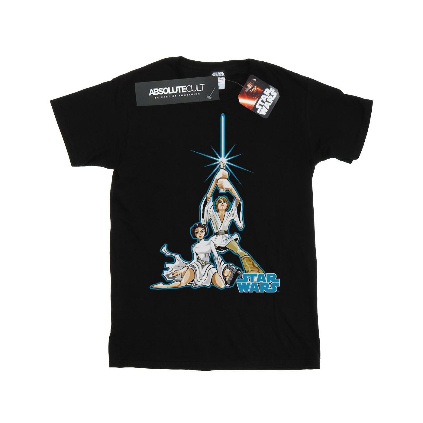 STAR WARS Star Wars Luke und Leia Grafik T-Shirt