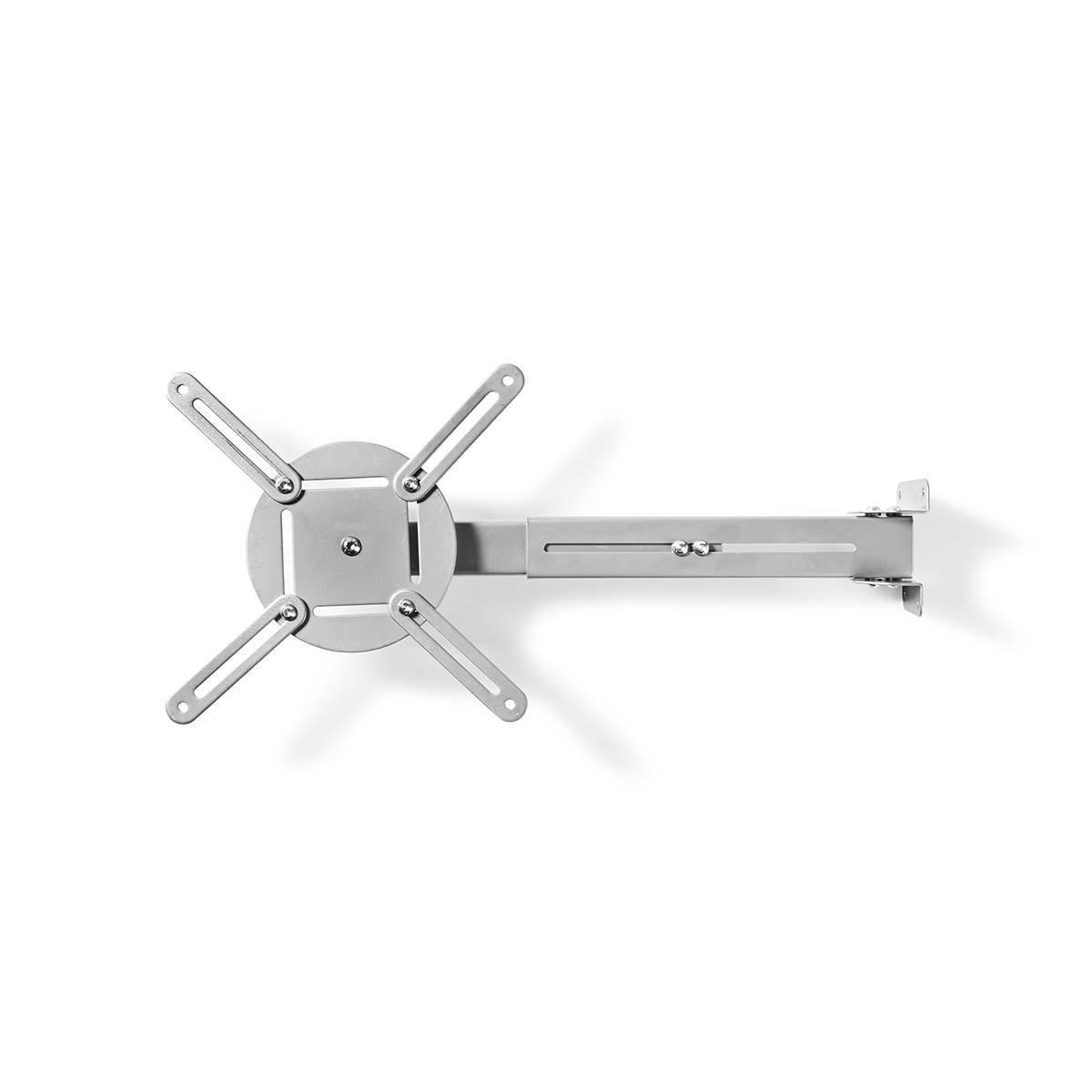 Nedis Projektorhalterung | Vollständig einstellbar | 10kg | Drehbar | Neigbar | Stahl | Silber