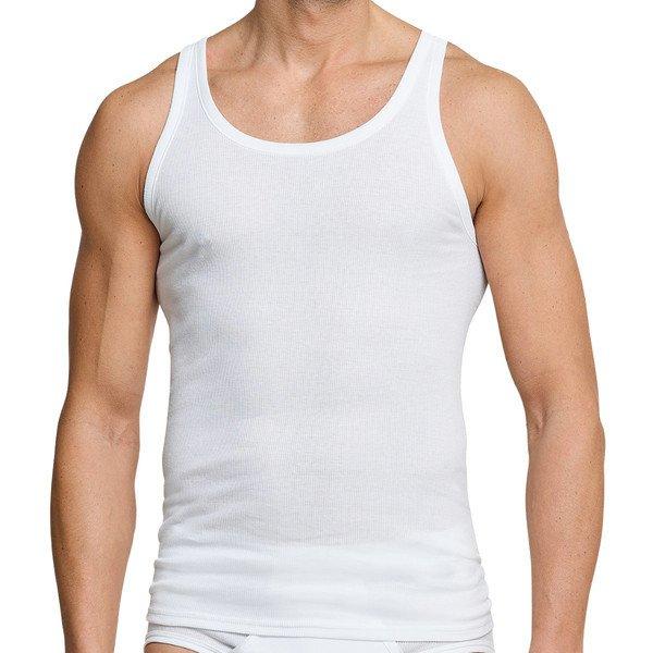Schiesser 4er Pack Cotton Essentials Doppelripp - Unterhemd