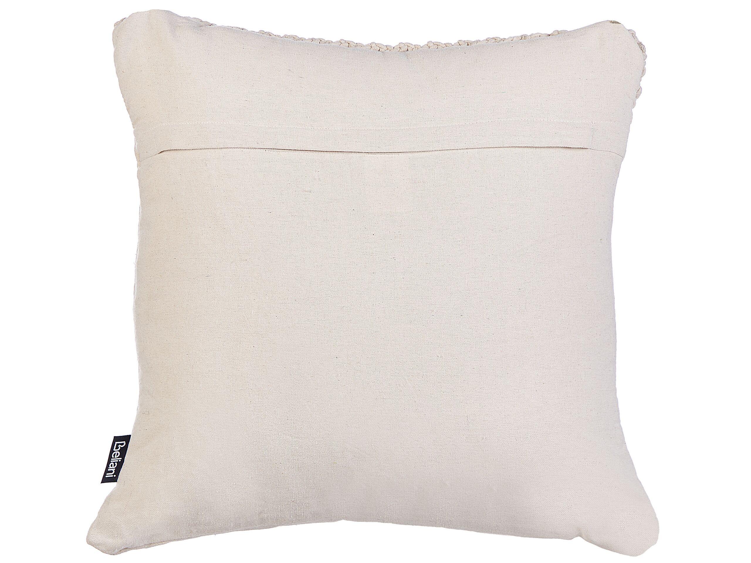 Beliani Dekokissen 2er Set aus Baumwolle Boho BEDADI