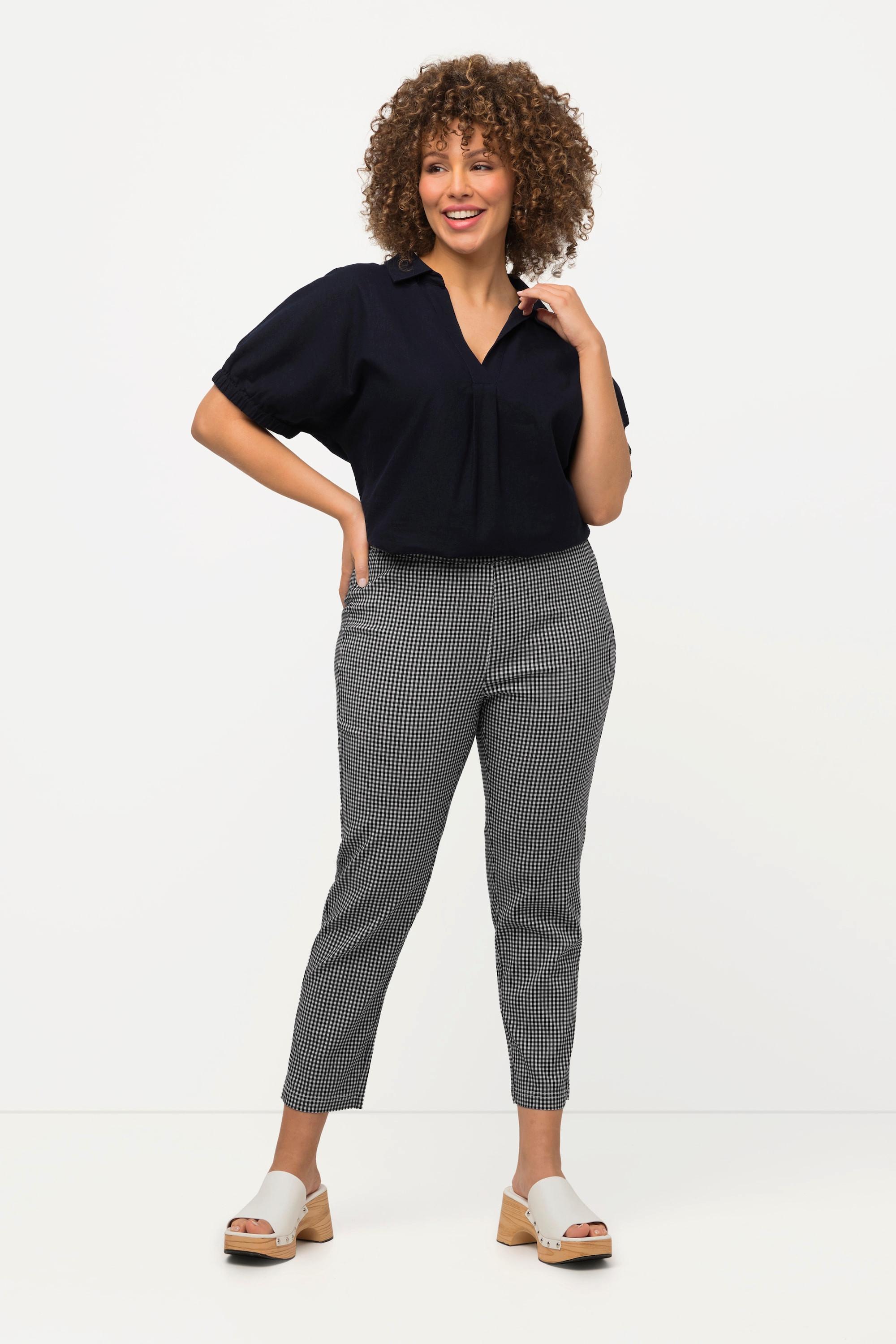 Ulla Popken Sienna 7/8 Bengalinhose Vichykaro