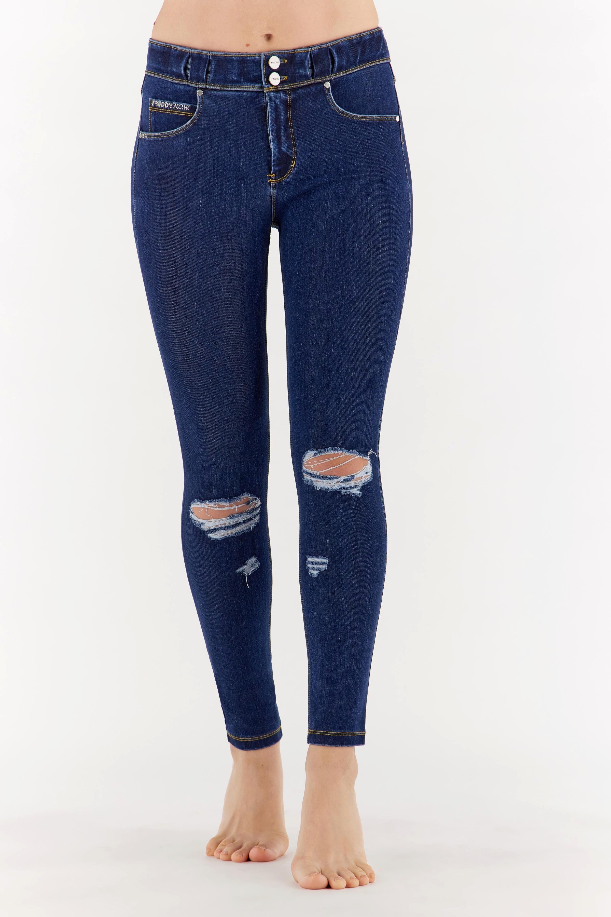 FREDDY N.O.W. Pants Skinny Fit Jeans mit Rissen