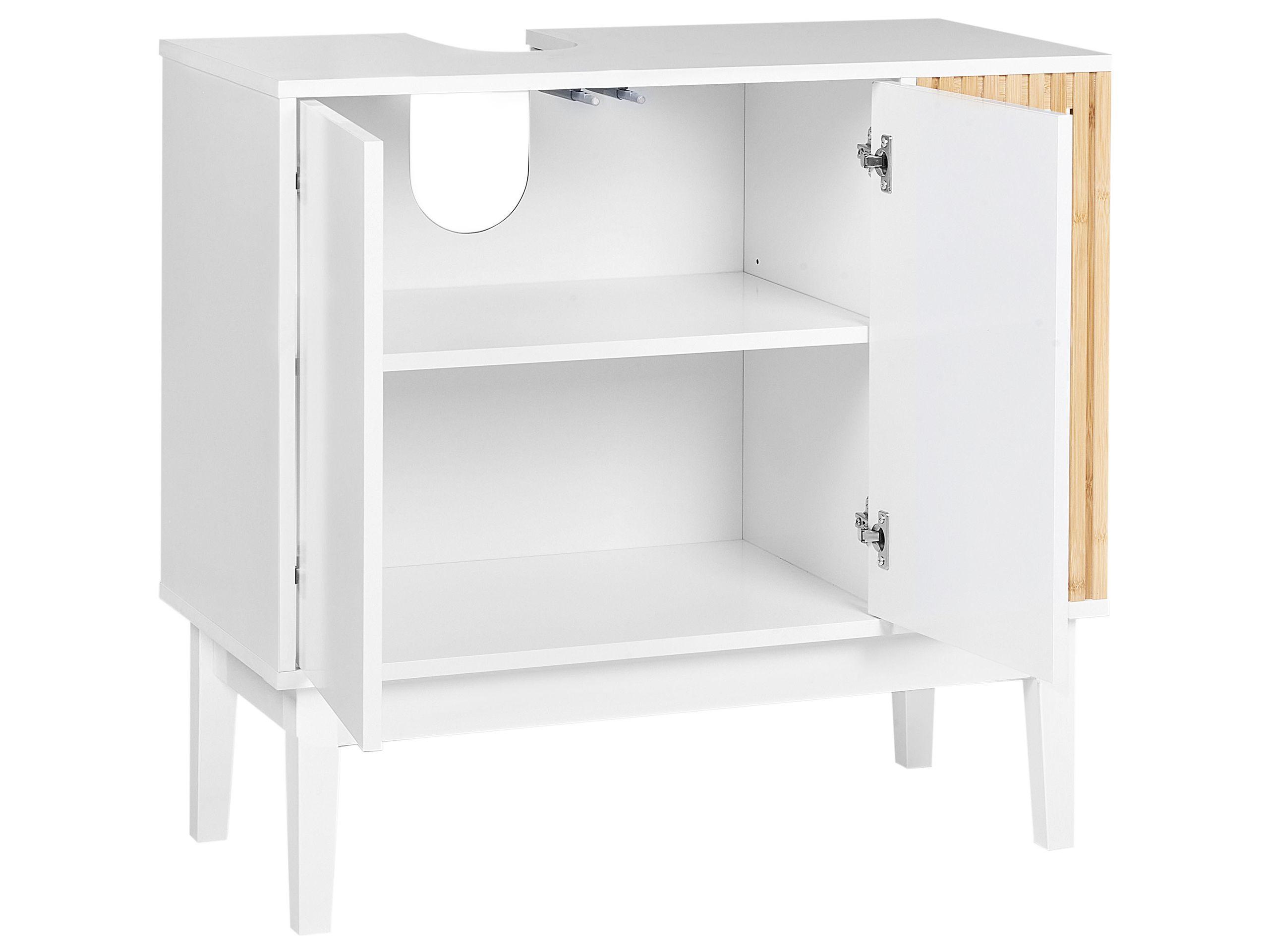 Beliani Waschbeckenunterschrank aus MDF-Platte Modern NUBES