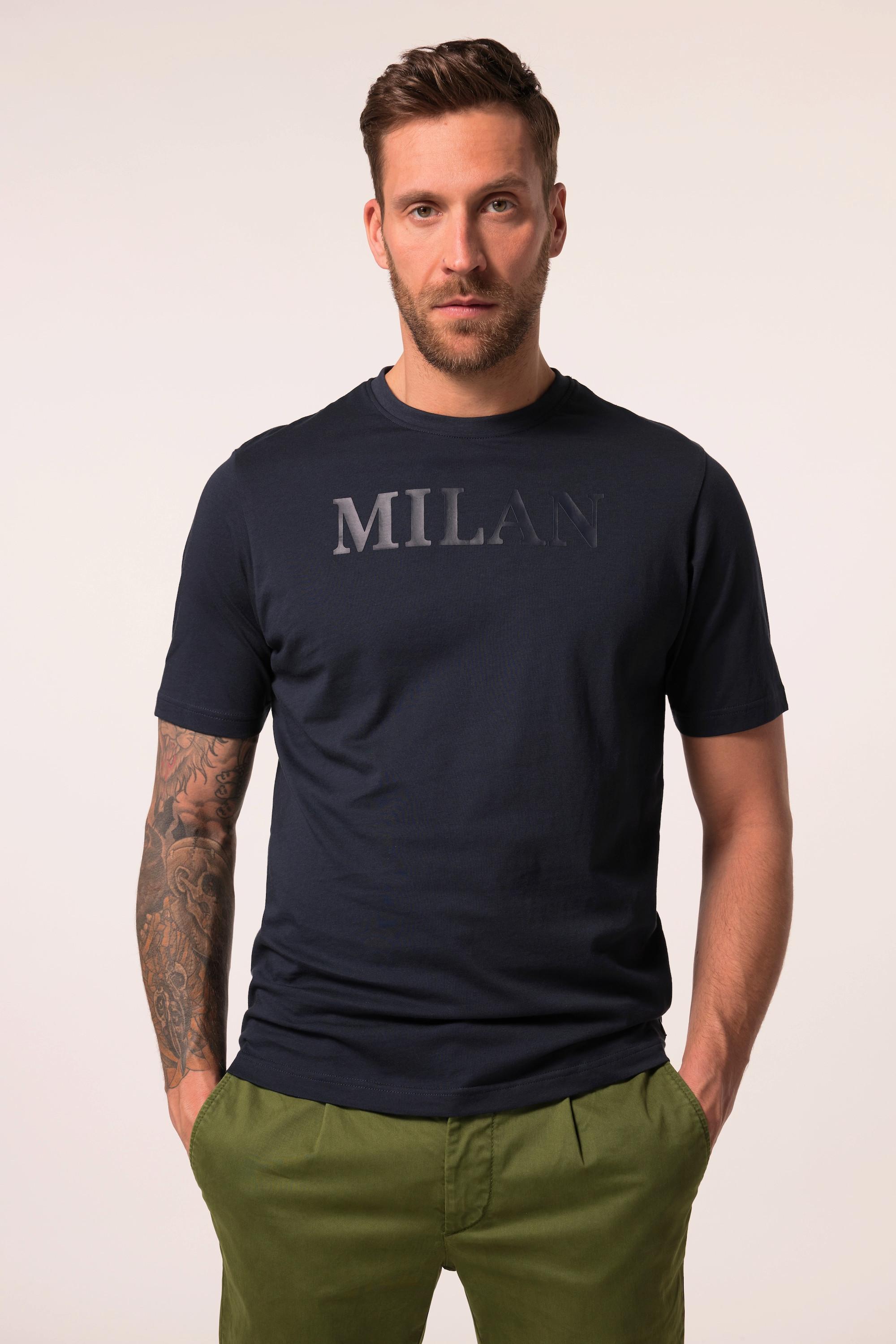 JP1880 Halbarm T-Shirt mit Brustprint