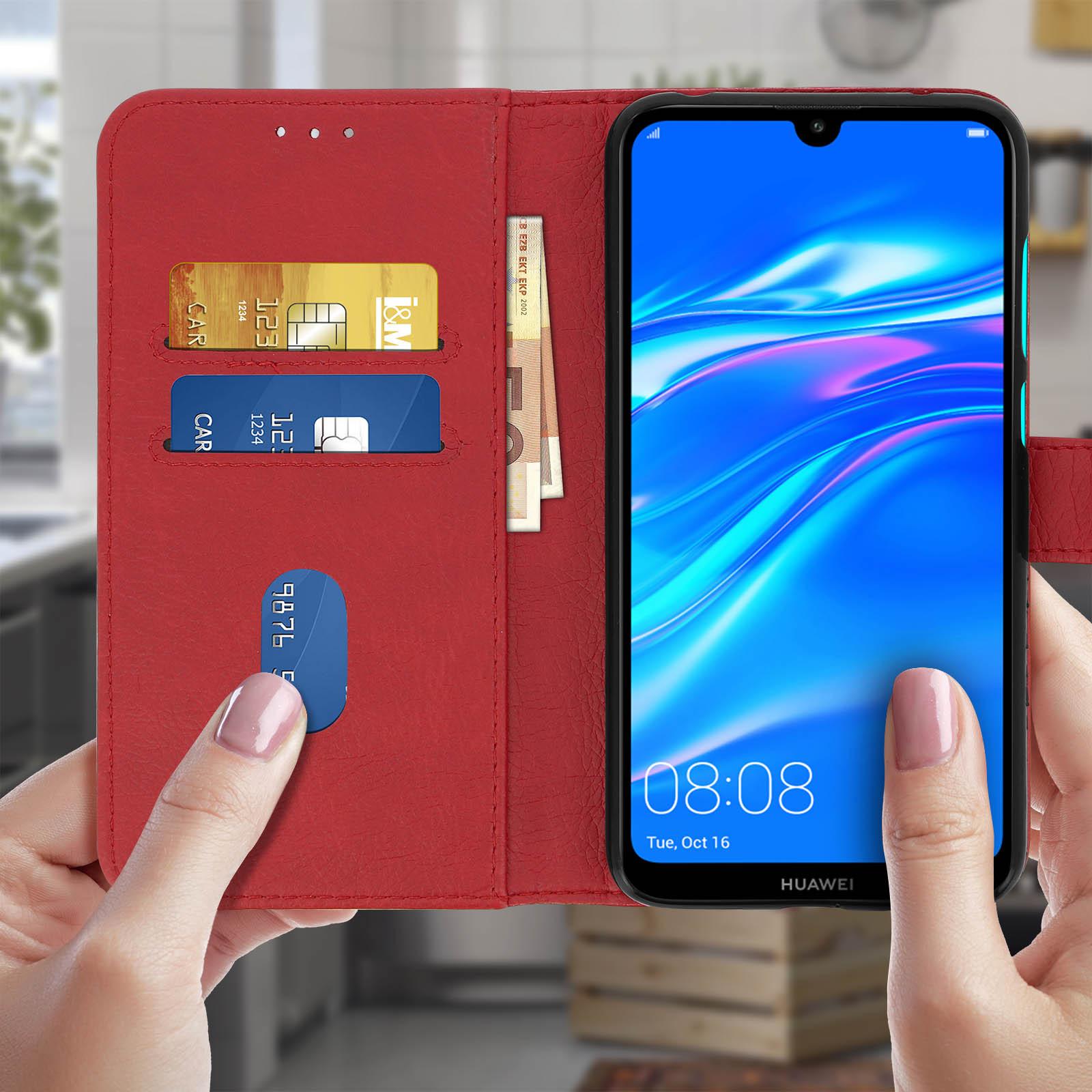 Avizar Klapphülle Huawei Y7 2019 Rot