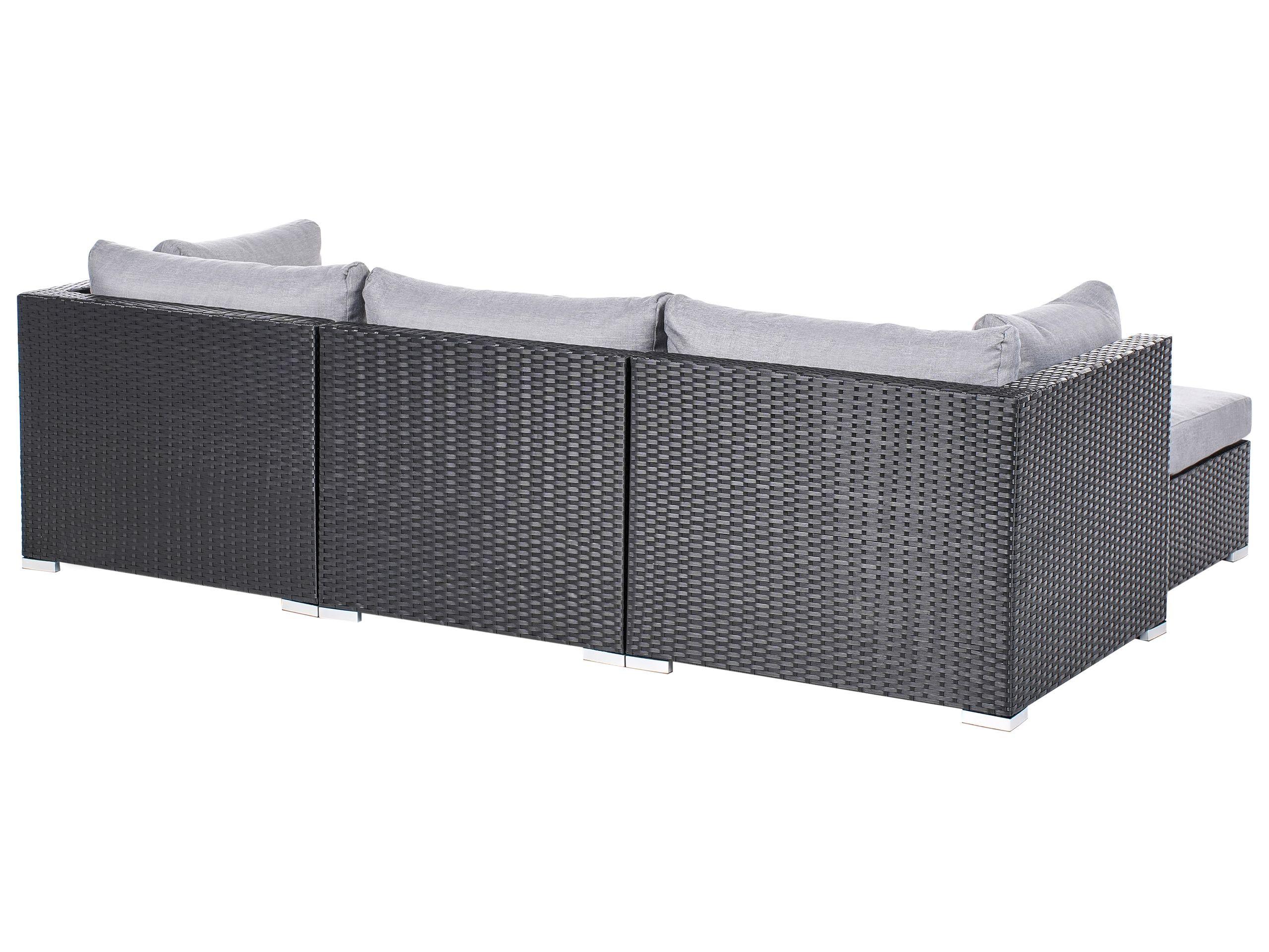 Beliani Lounge Set aus PE Rattan Klassisch SANO