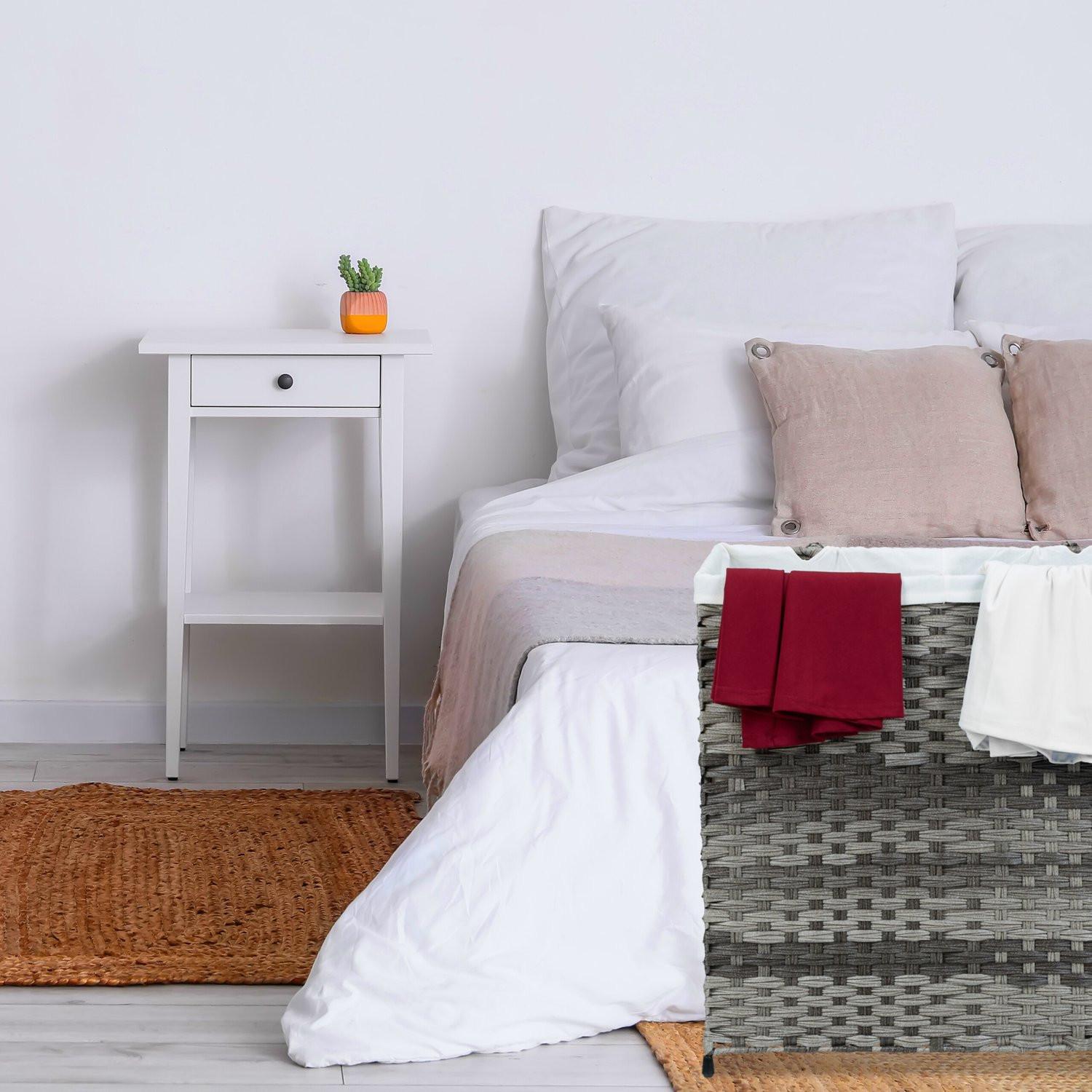 Northix Wäschekorb in Rattanoptik 110 L