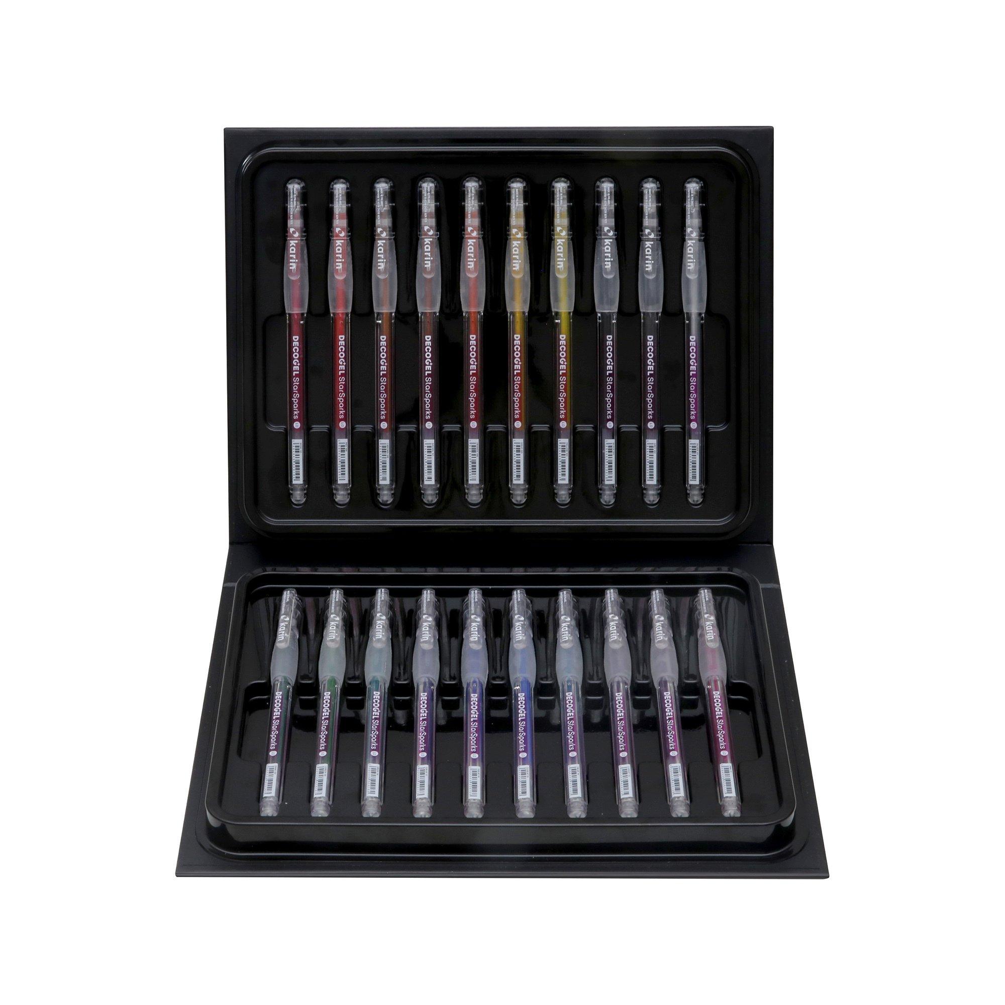 Karin Metallische Gelmalstifte im Kartonetui Star Sparks