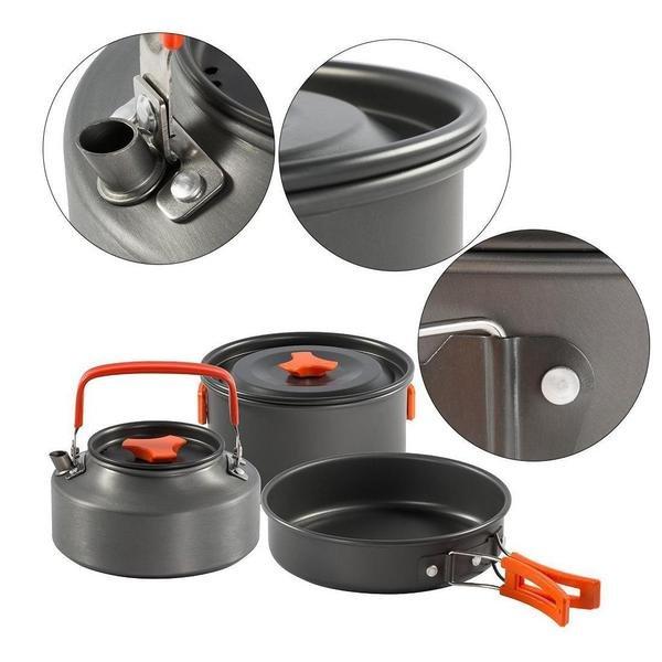 eStore Campingkocher mit Kaffeekanne und Brenner